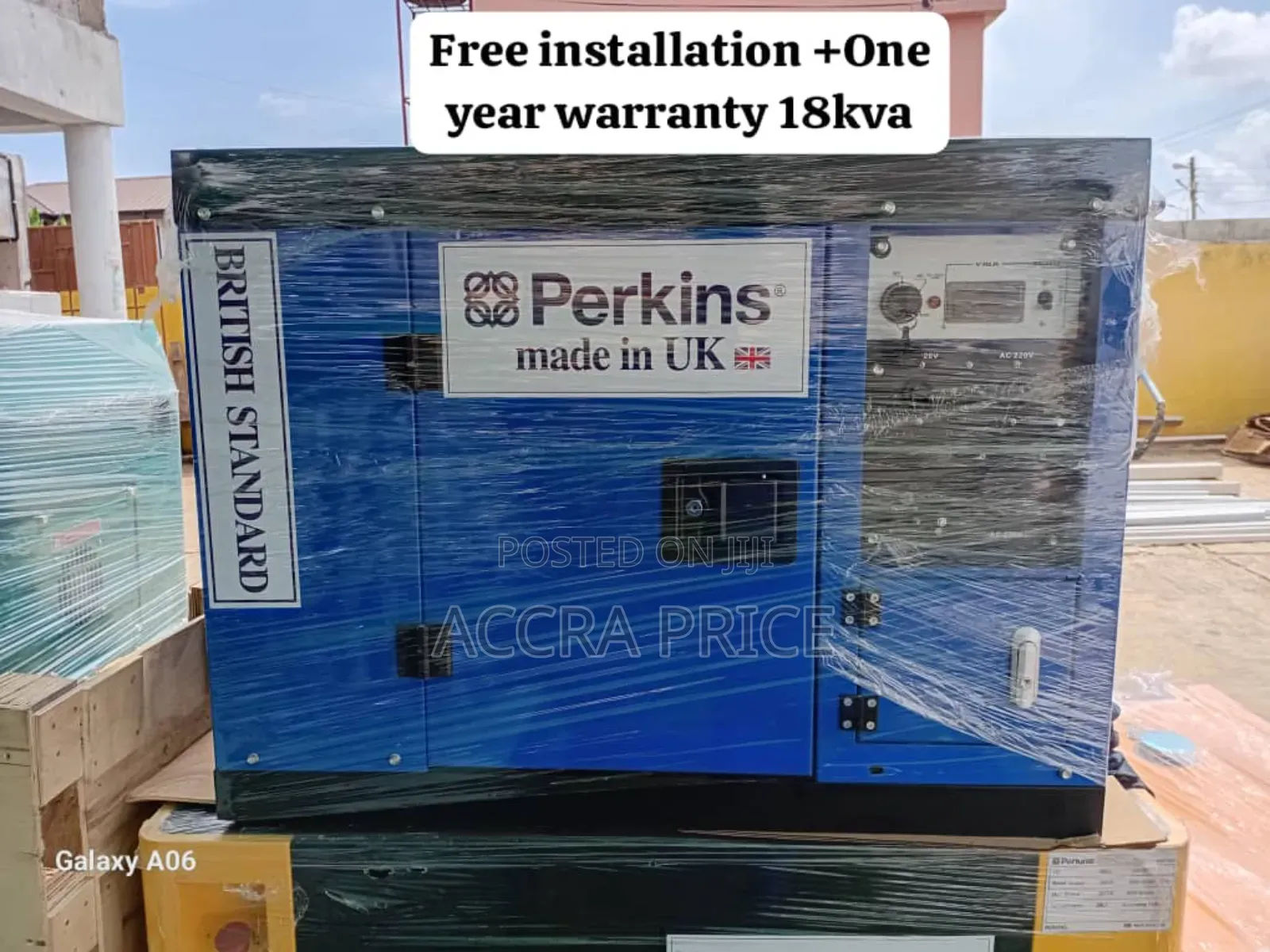 Unmatched Perkins Generator 18kva Diesel Perkins Genset Uk