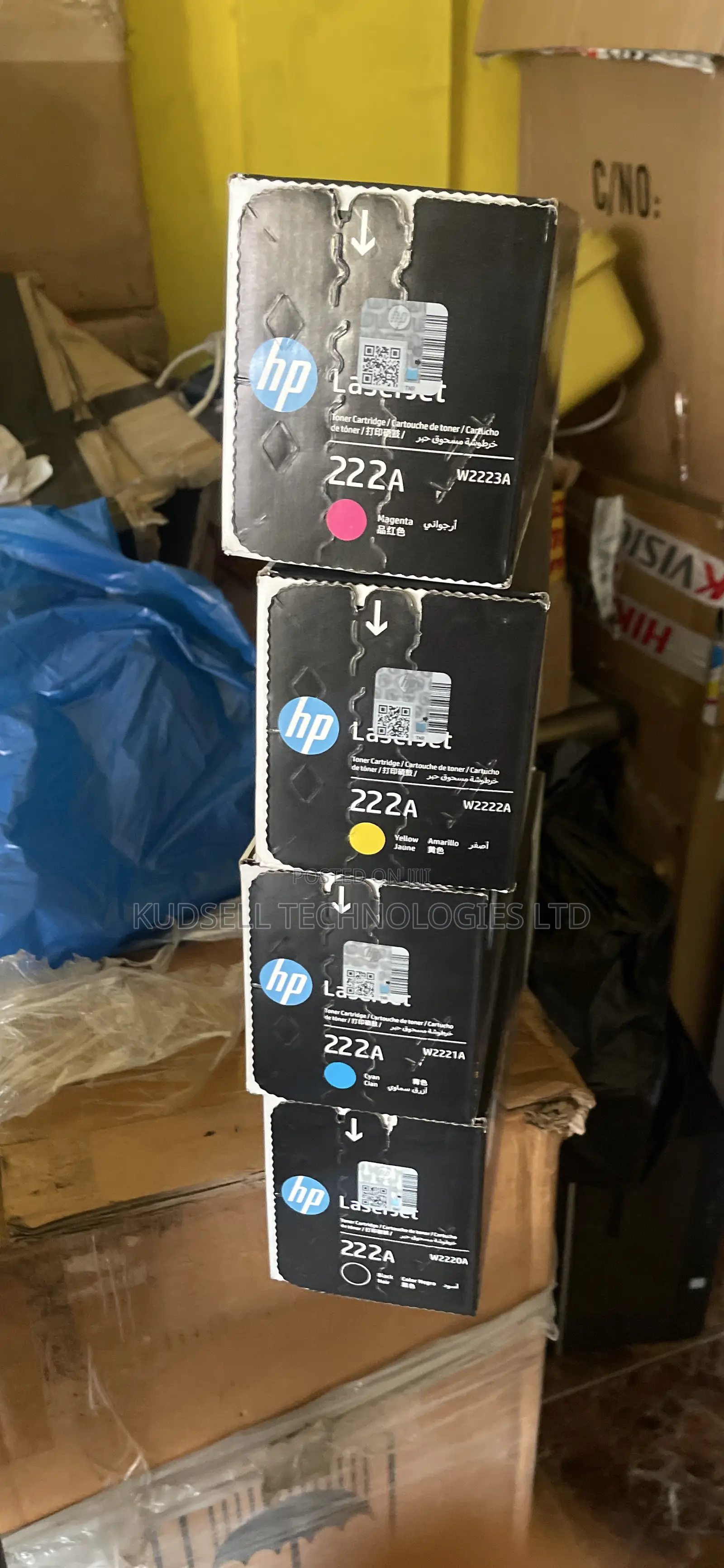 Hp 222a Black Original Laserjet Toner Cartridge (W2220a)