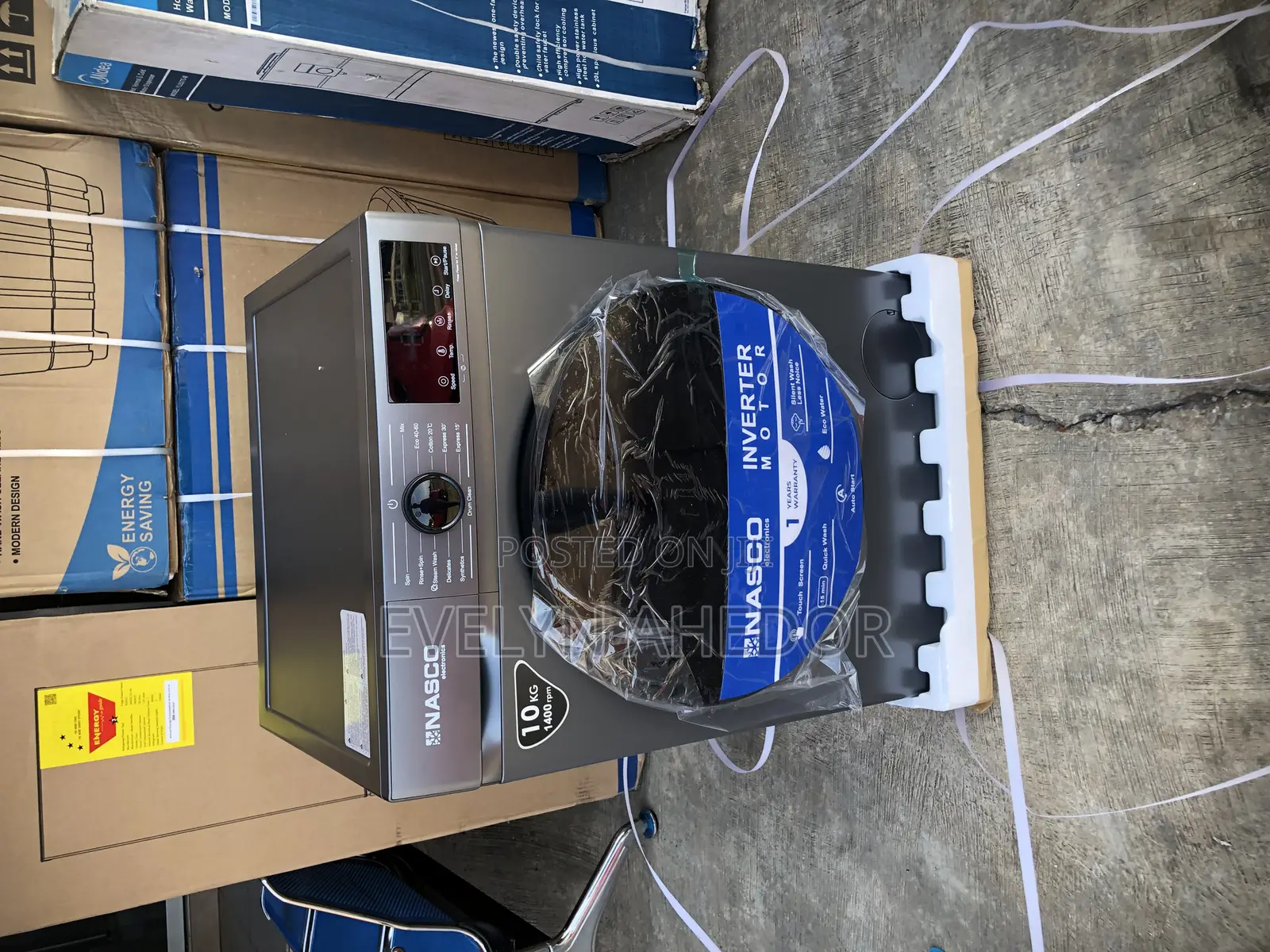 Inverter Motor Nasco 10kg Washing Machine Full Automatic