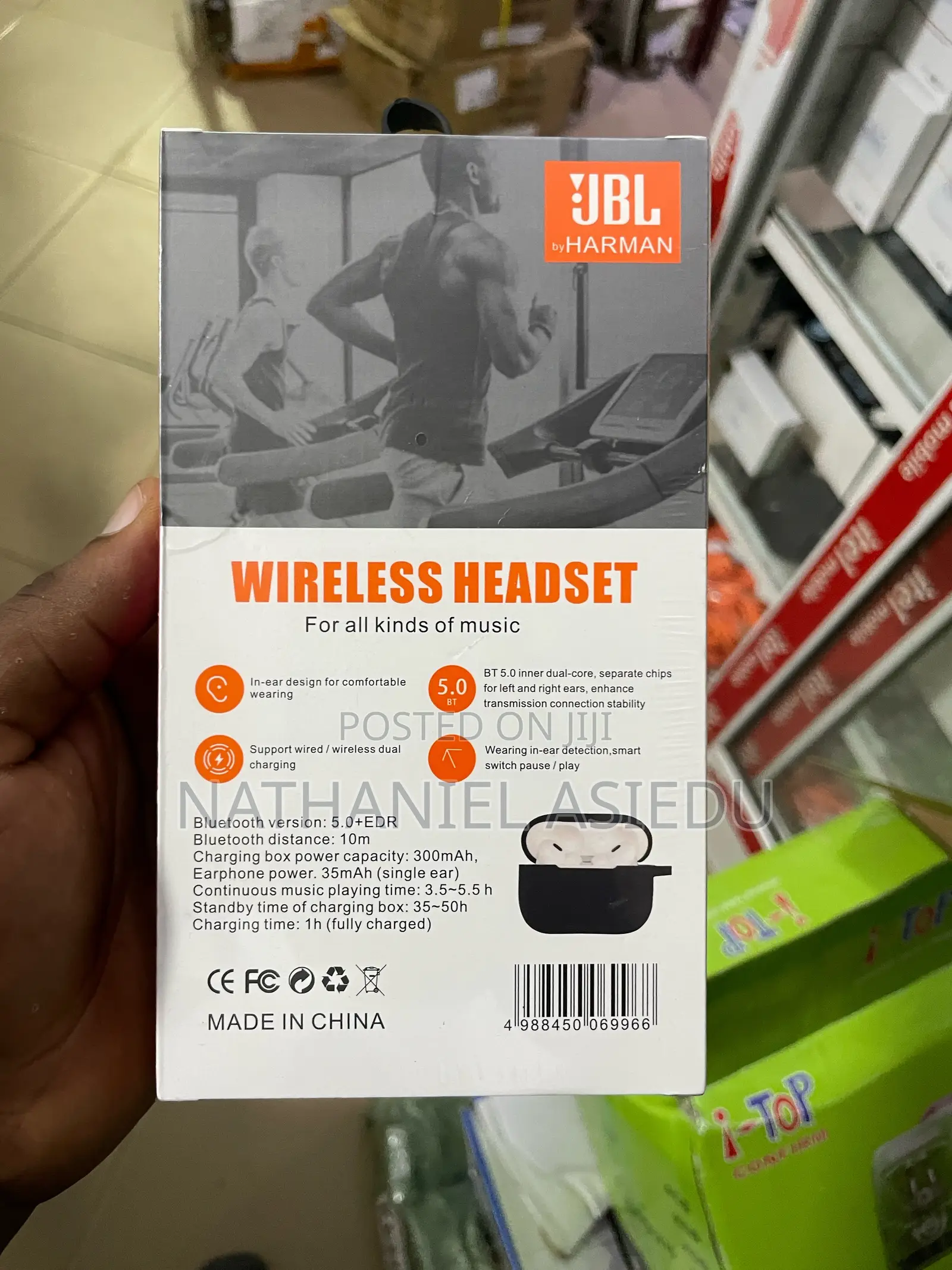 JBL Ox-03 Pro True Wireless Half in-Ear Earbuds