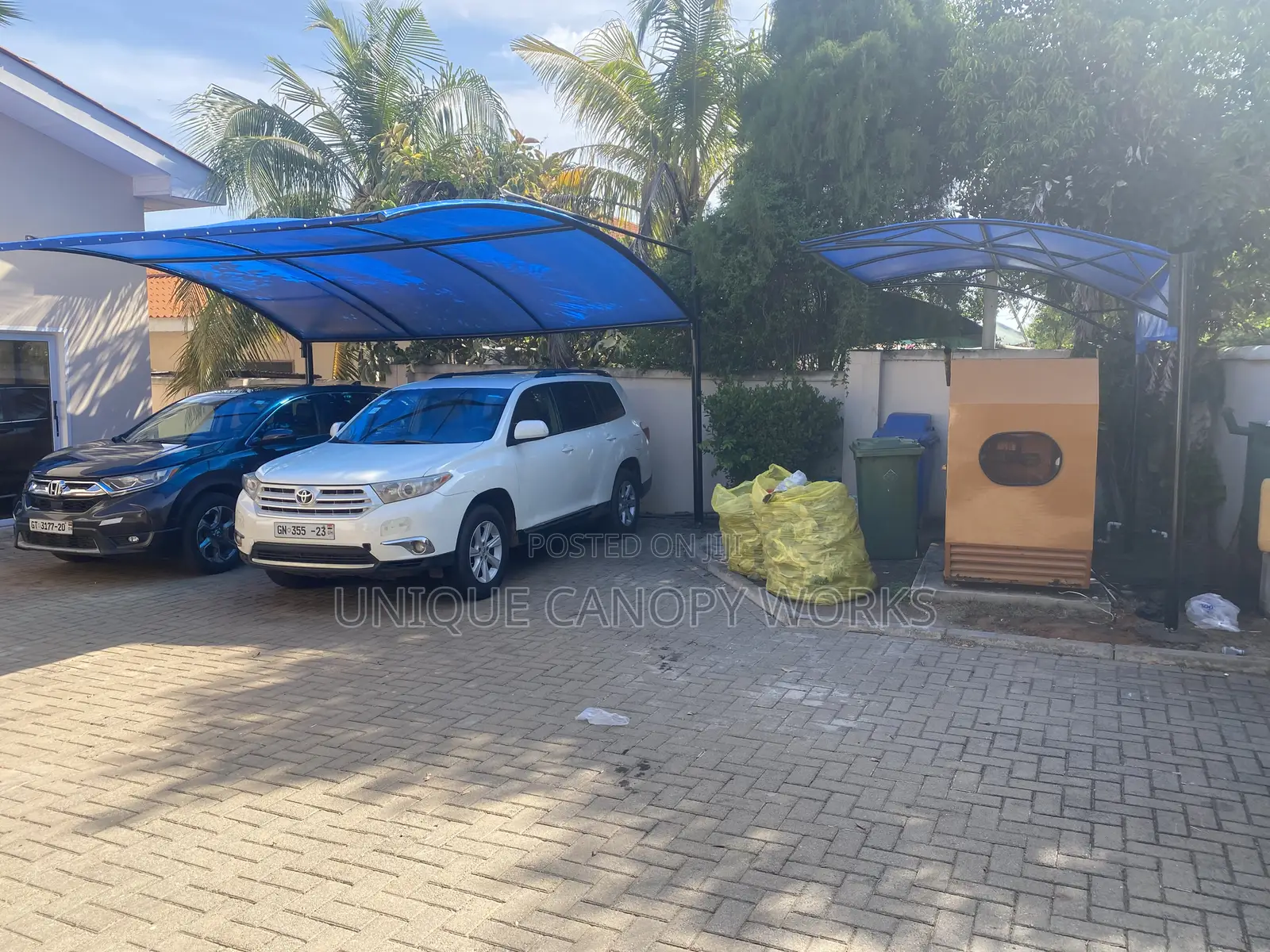 Canopies for Cars or Vehicles