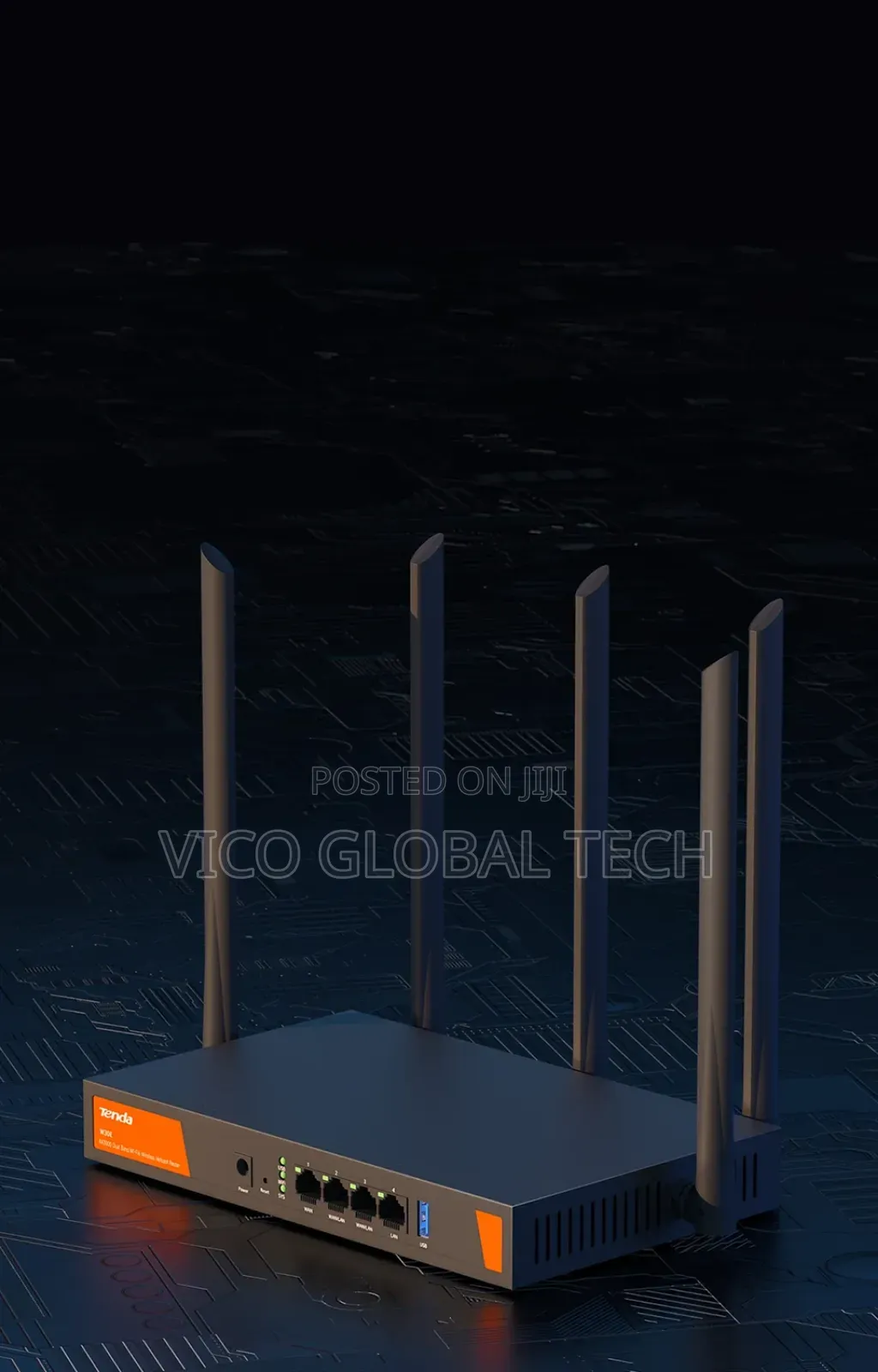 Tenda W30e Ax3000 Dual Band Wifi-6 Wireless Router