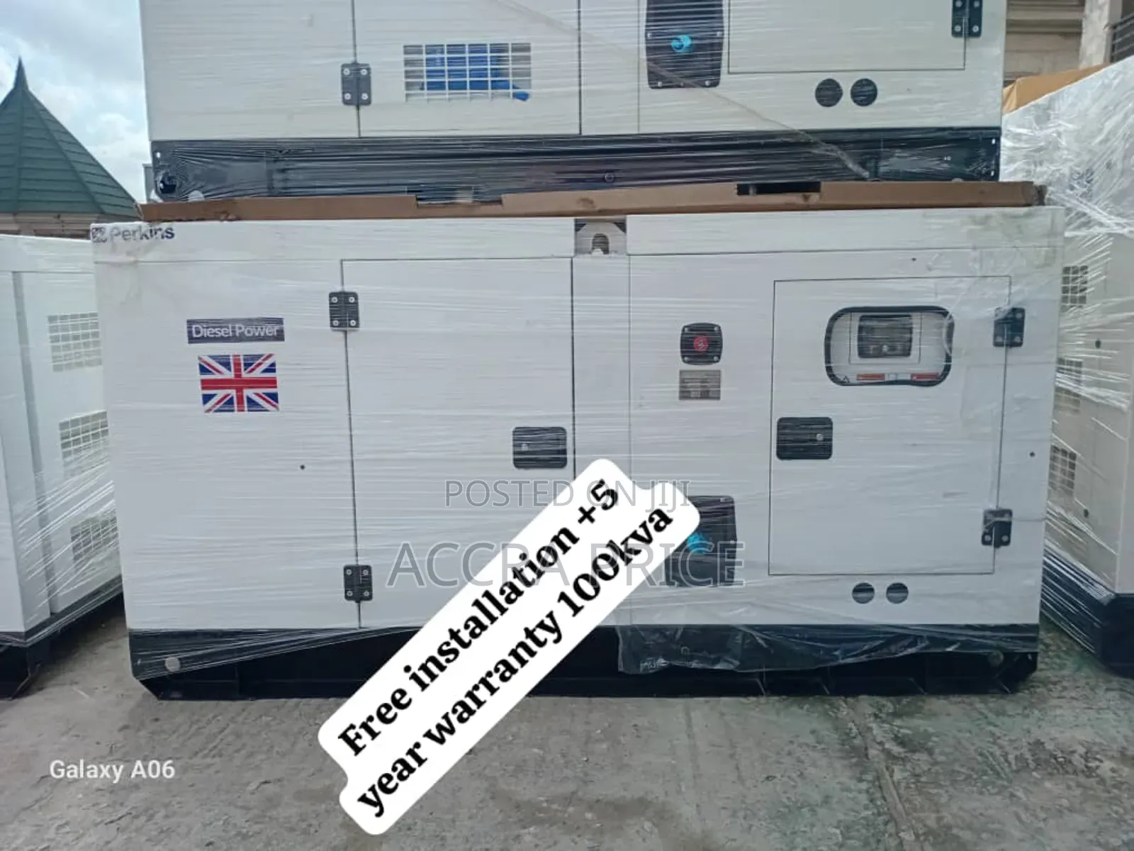 Finest Power Source 100kw Perkins Diesel Generator 100000wat