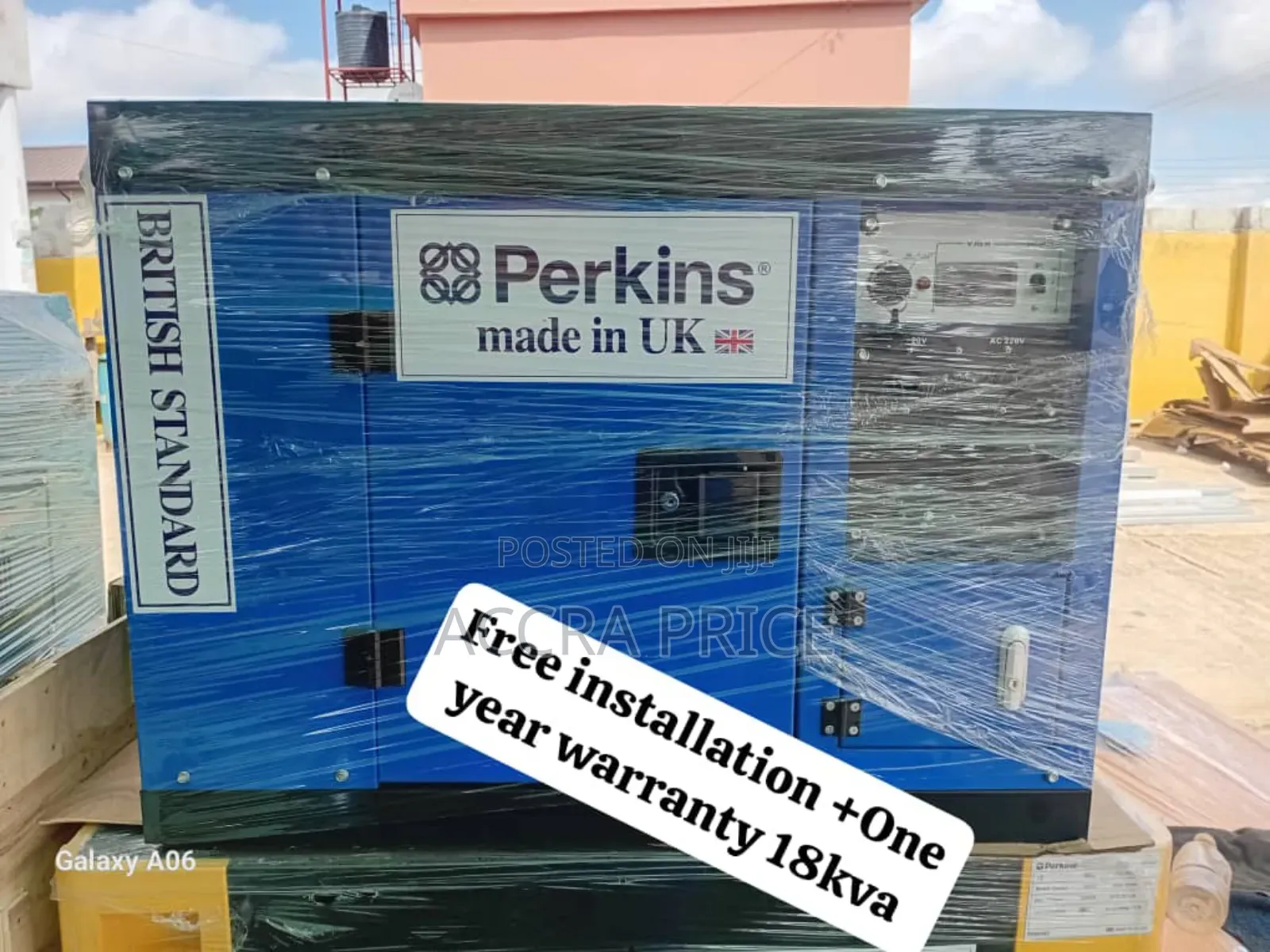 Unrivaled Perkins Diesel Genset 18kva With Large Fuel Tank