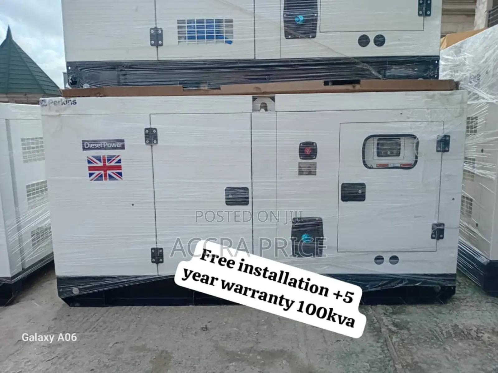 Unrivaled Perkins Diesel Genset 100kva With Large Fuel Tank