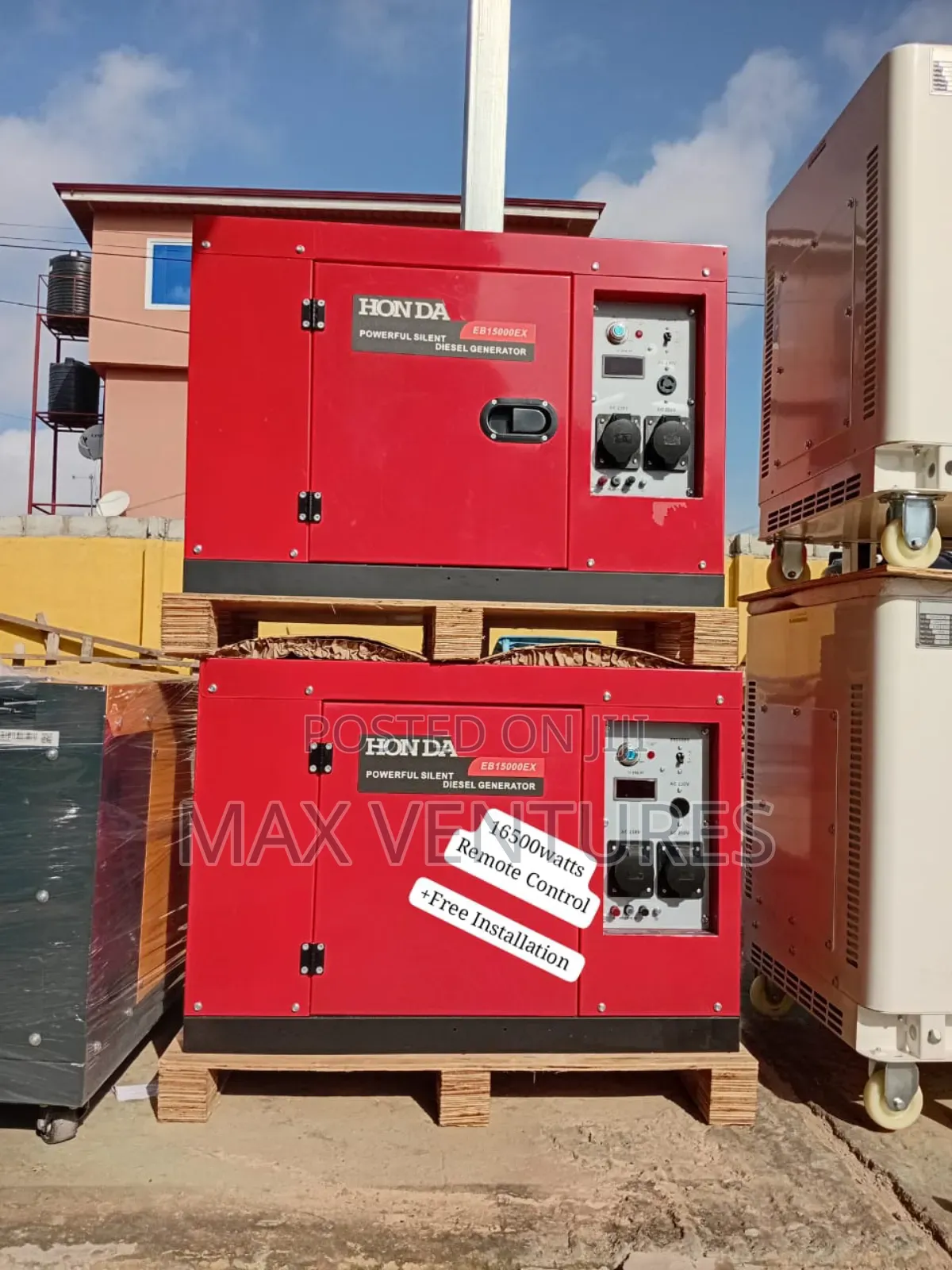 Honda Diesel 15kva Silent + Remote Power Technology Genset