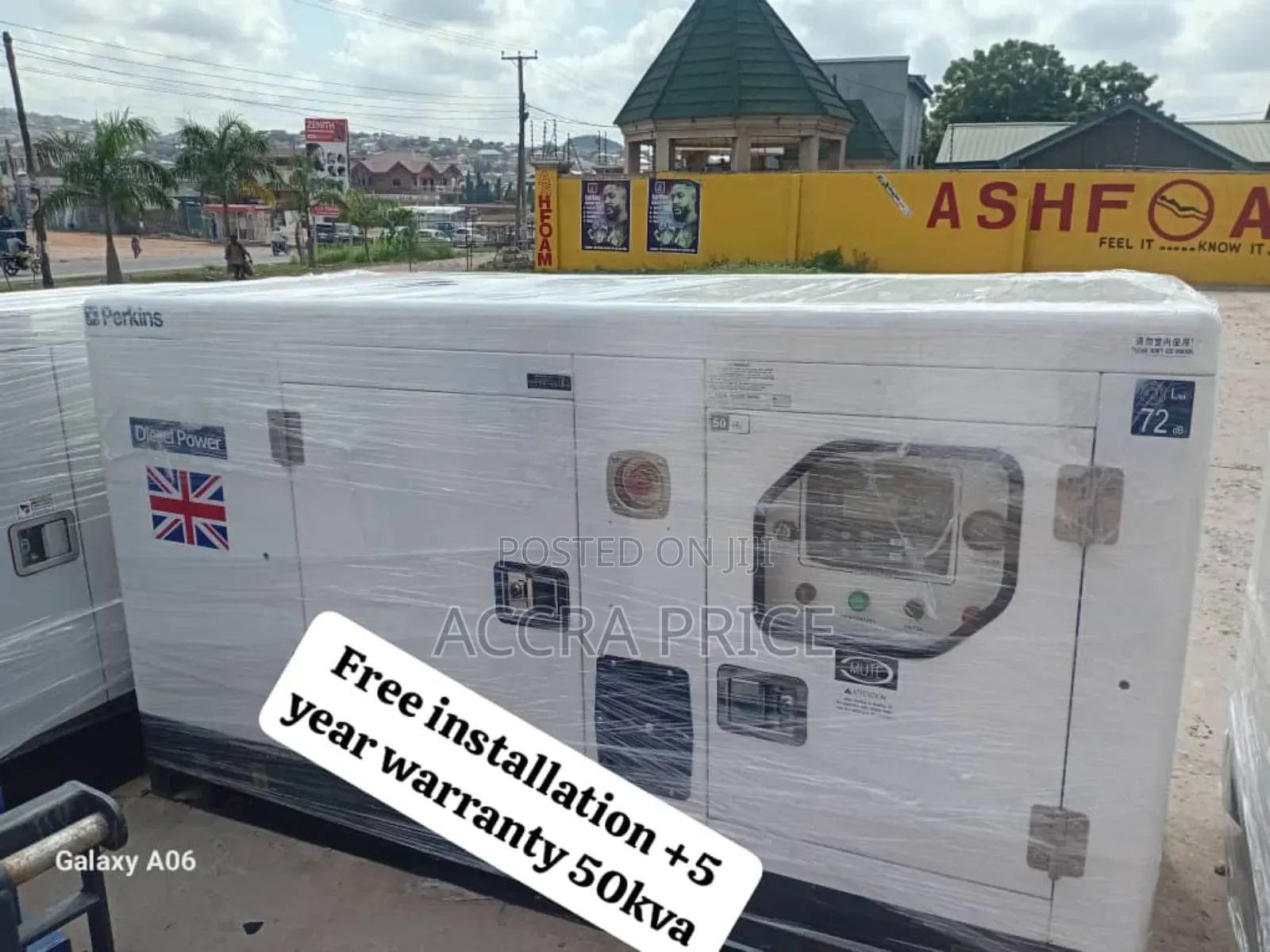 Unrivaled Perkins Diesel Genset 50kva With Large Fuel Tank