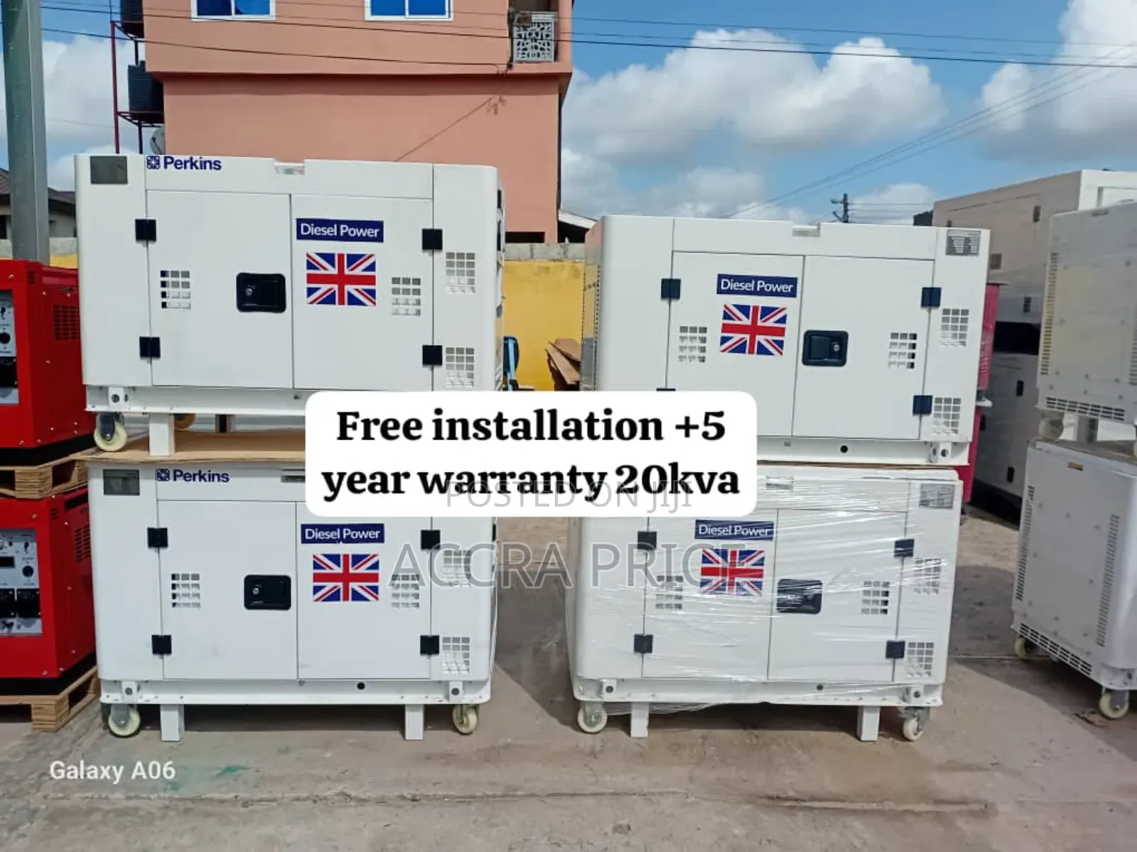 Diesel Fuelled 20kva Perkins Generator