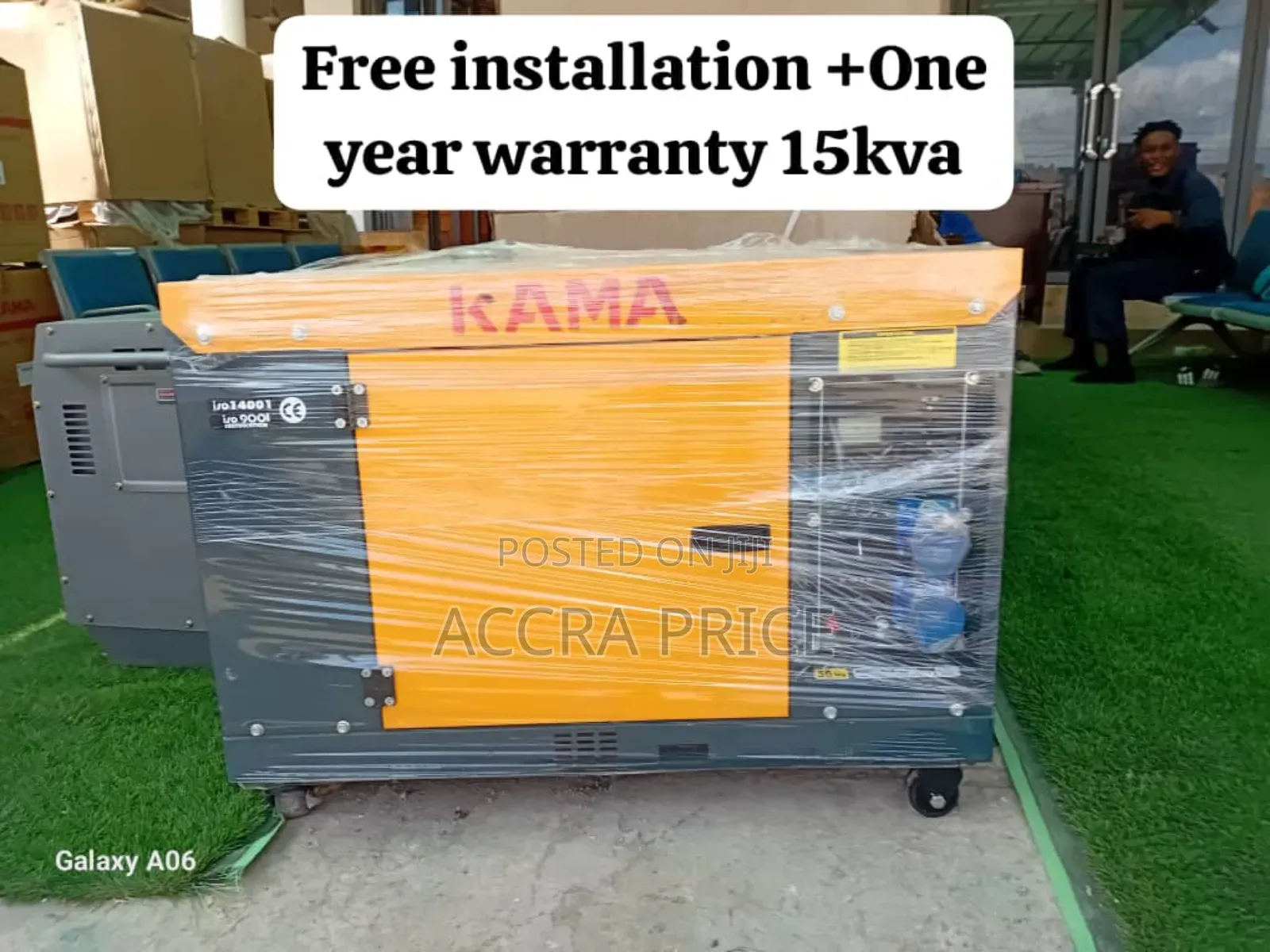Premier 15kva 55kw Kama Generator Capacity Diesel Powered