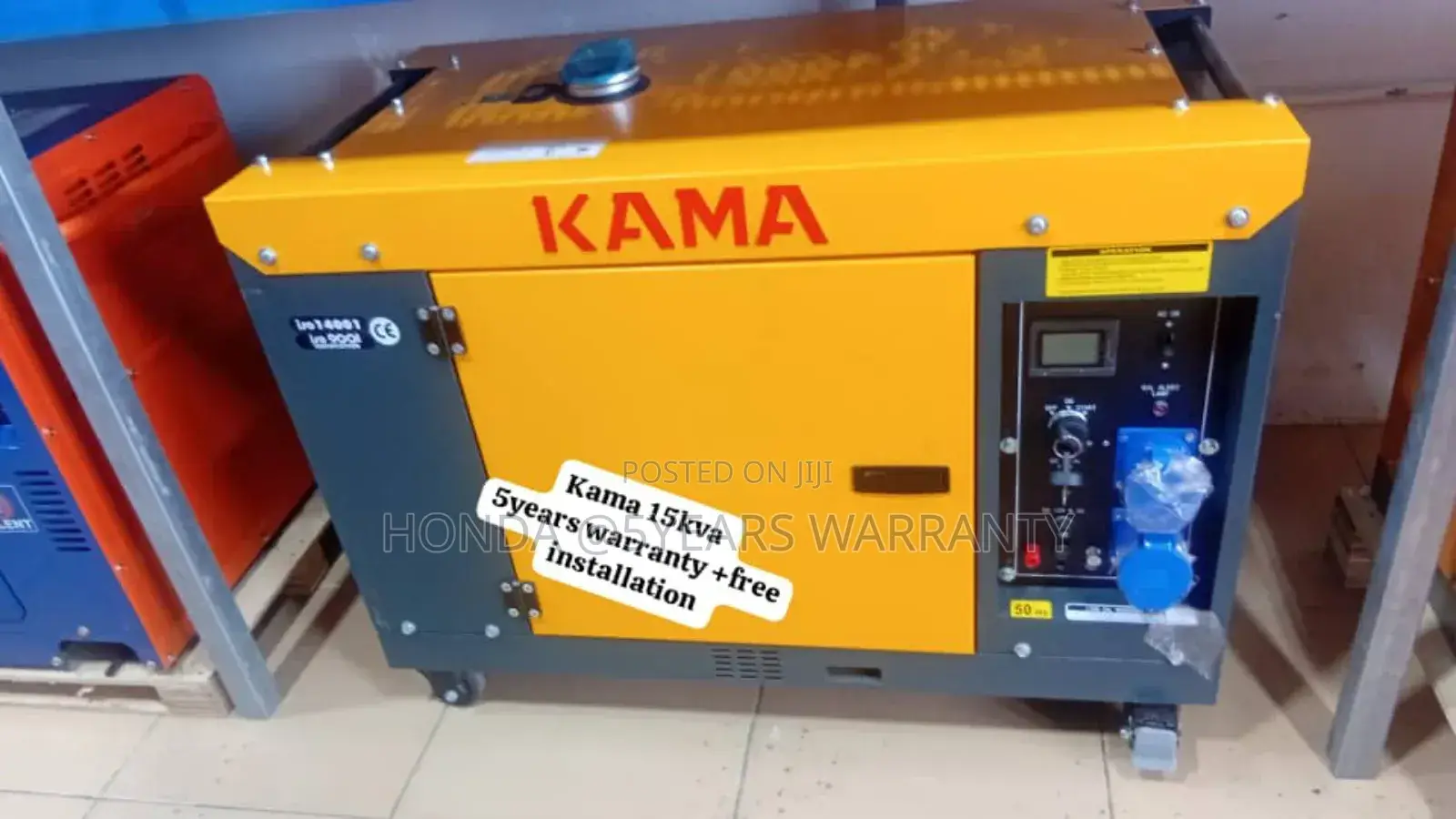 Broadcast Electric Flow Kama 15kva 16500wax Generator 15kva