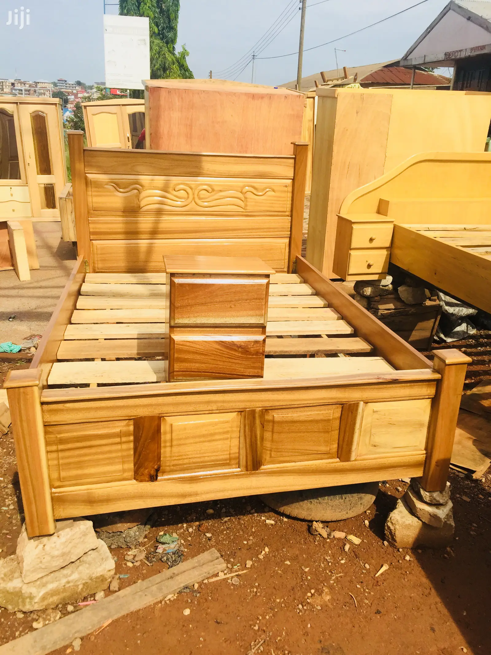 Wooden Double Bed