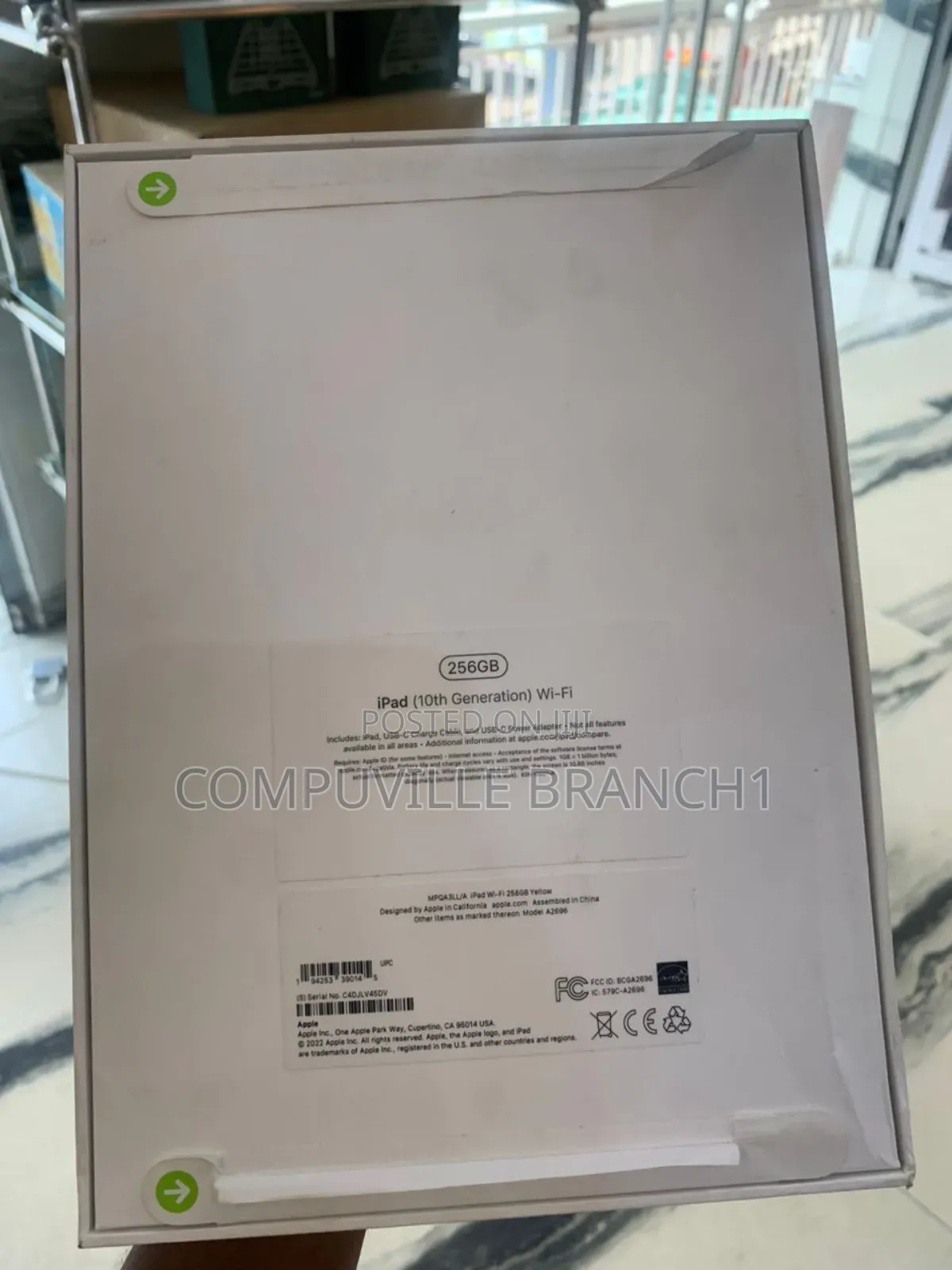 New Apple iPad Wi-Fi 256 GB Yellow