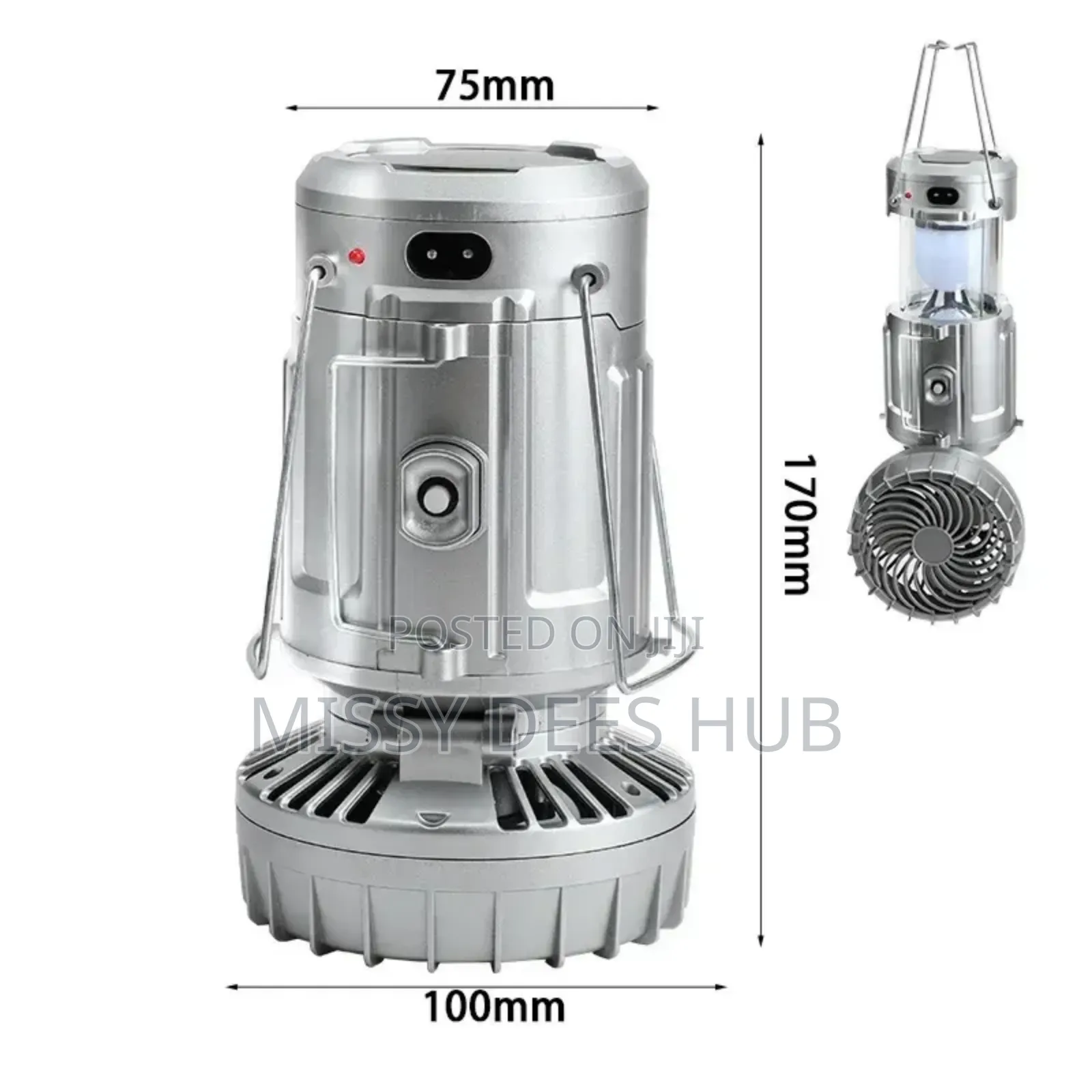 Solar Camping Light + Fan