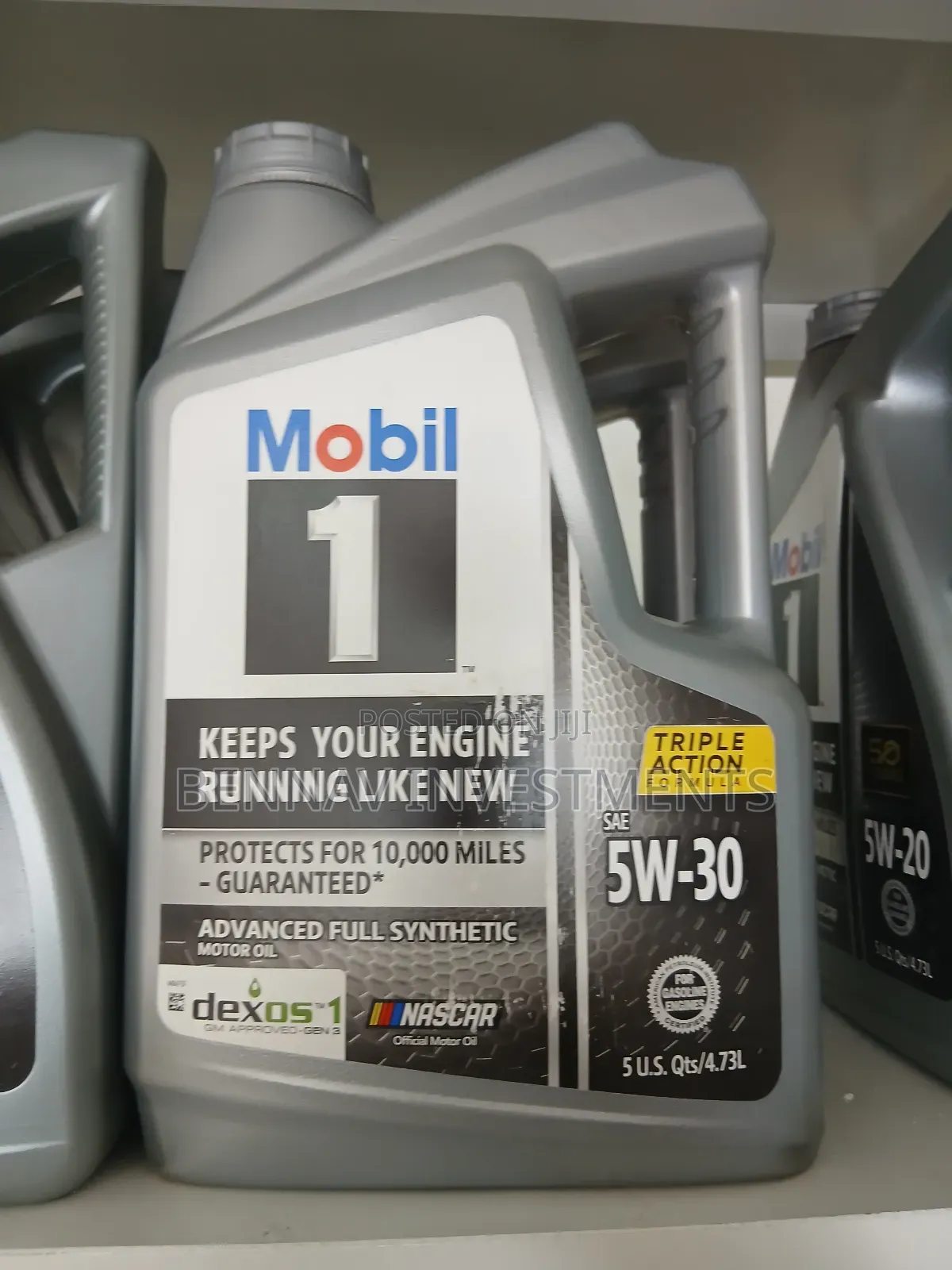 Mobil 1 5w-30 5ltr  Original Full Synthetic Engine Oil