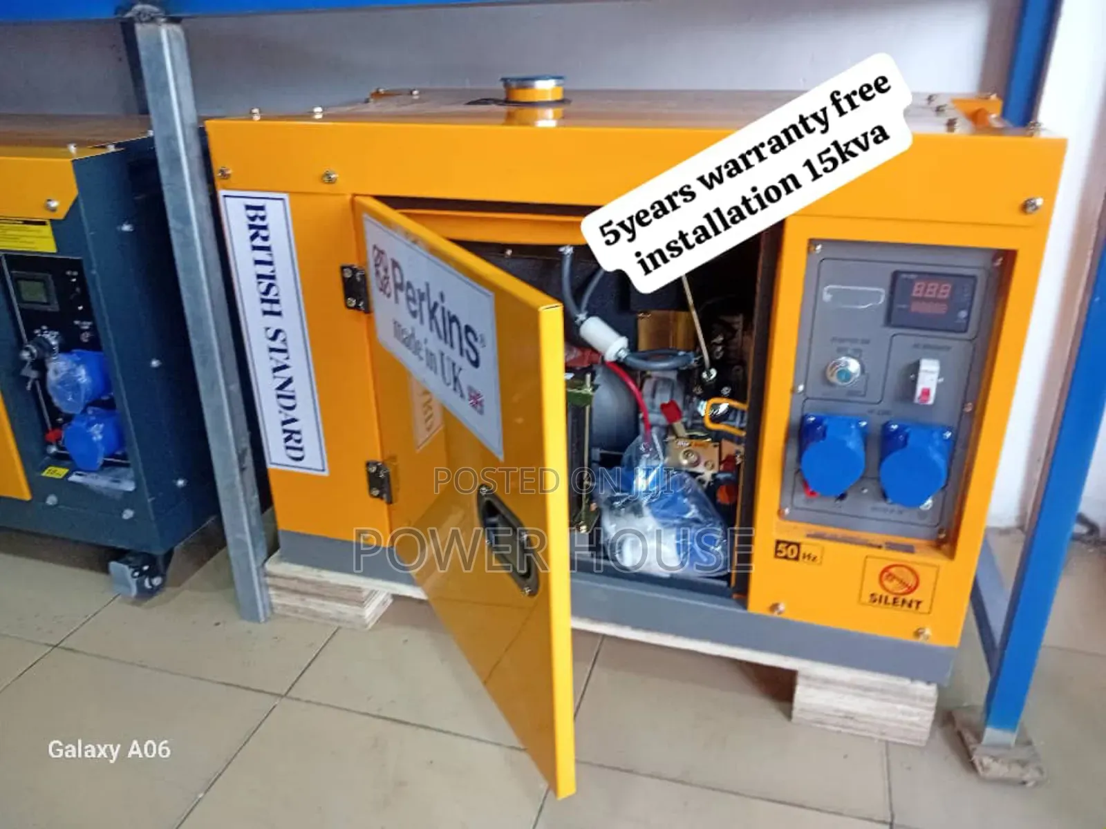 Reliability Standby Power Diesel Gen 15kva 16500watts