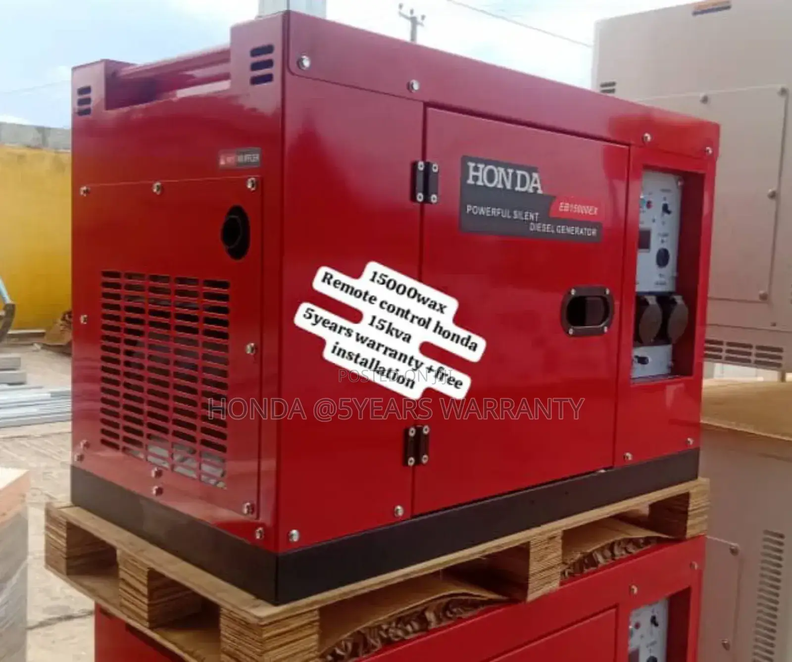 Contrast Electric Power With Honda Generator 15kva 15000wax