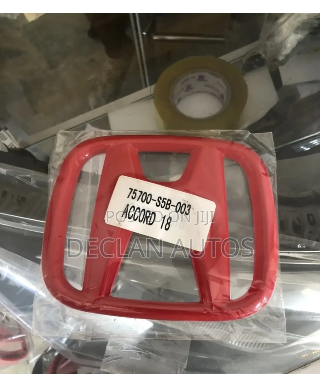 Honda Accord Front Grille H Chrome Emblem