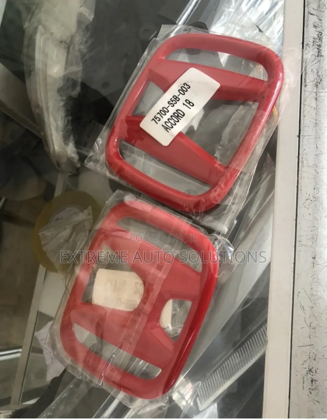 Honda Accord Front Grille H Chrome Emblem