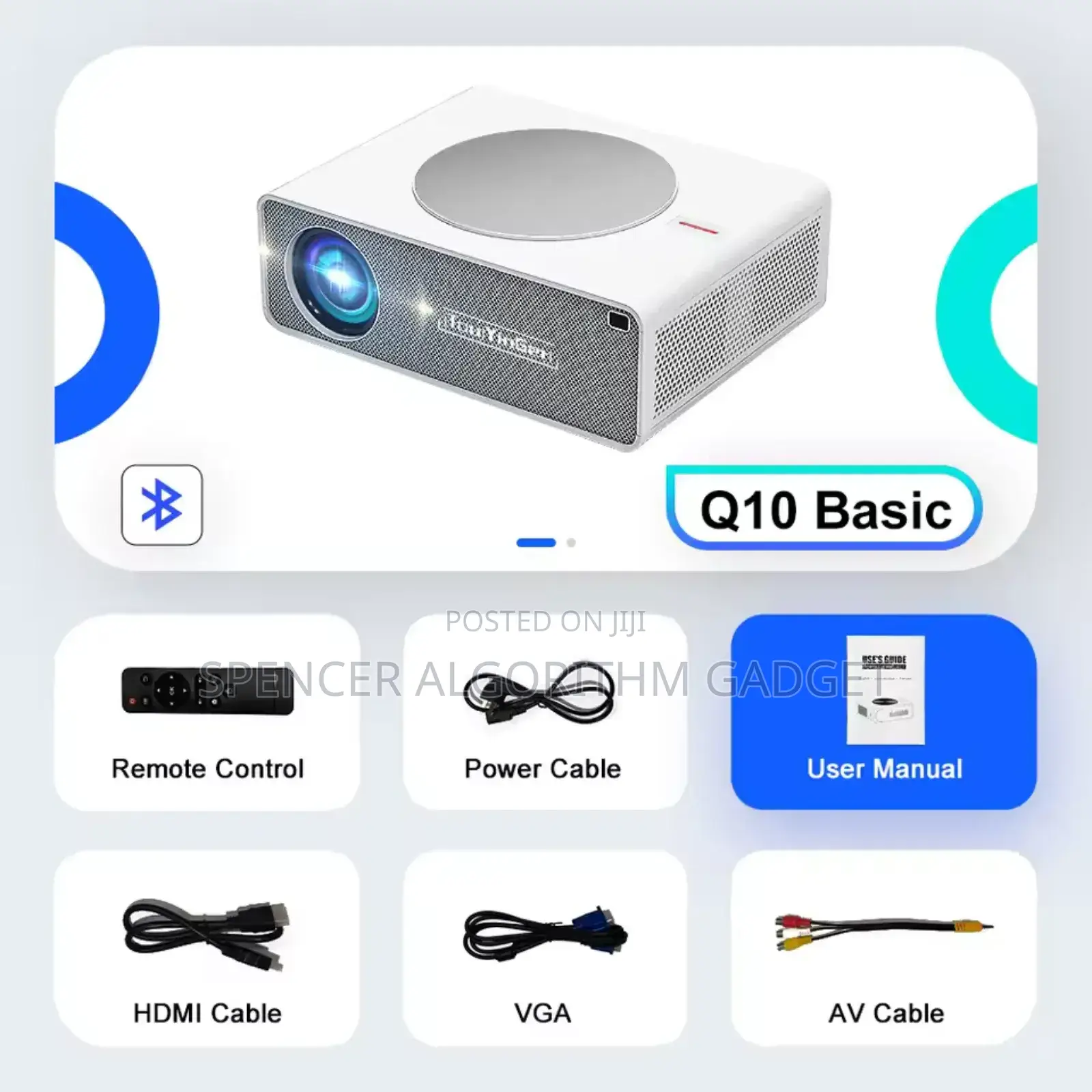 Led Touyinger Q10 Projector (9500)