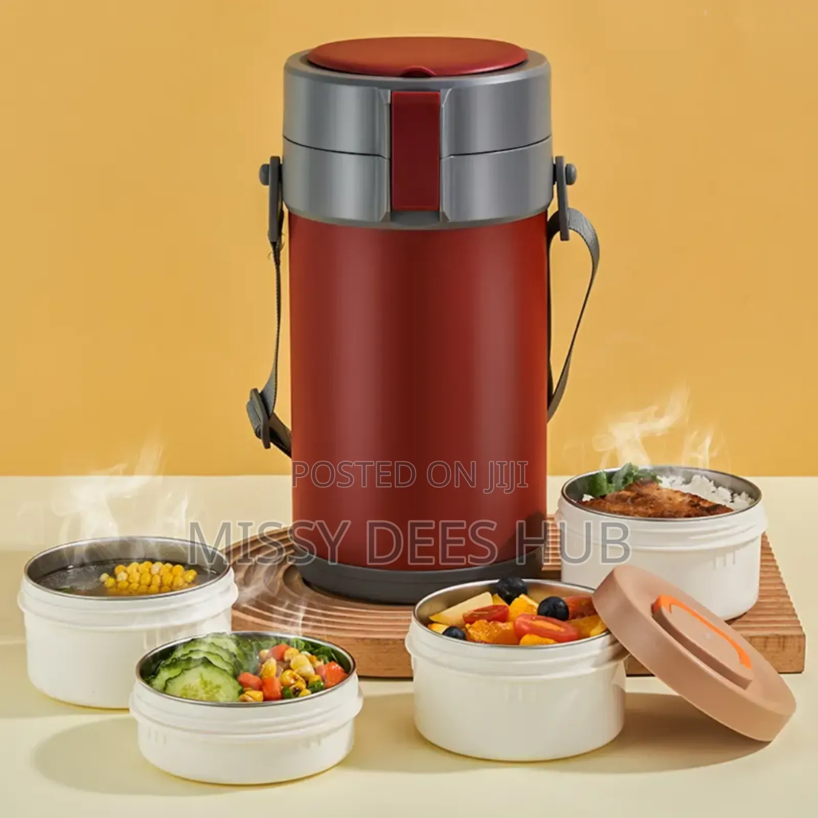 4-Bowls Food Flask