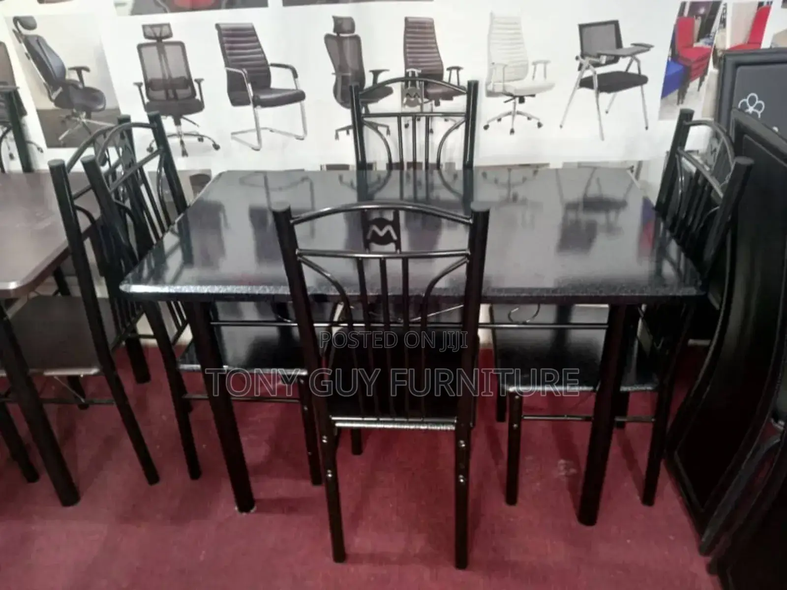 Black Dining Set