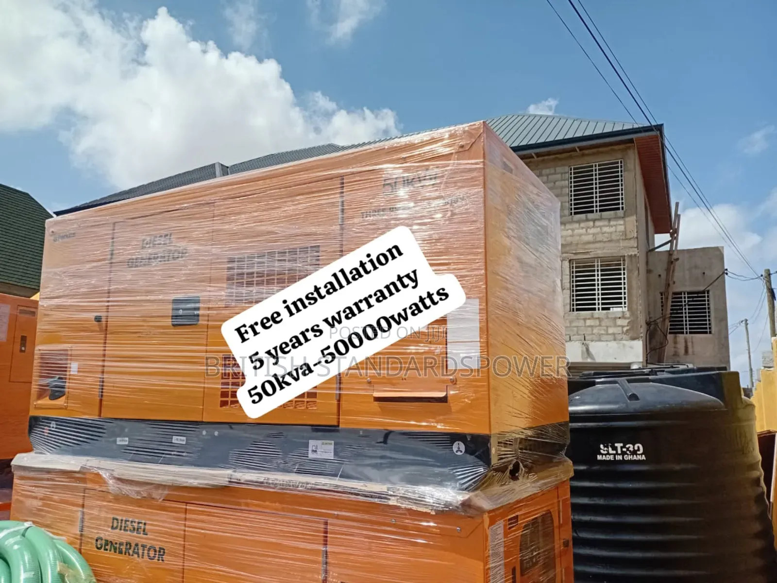 Power Enhancement 50kva Silent Diesel Generator