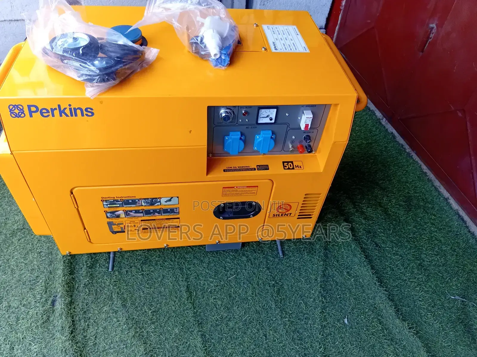 High Quality Class 10kva Diesel Keystart Perkins Generator