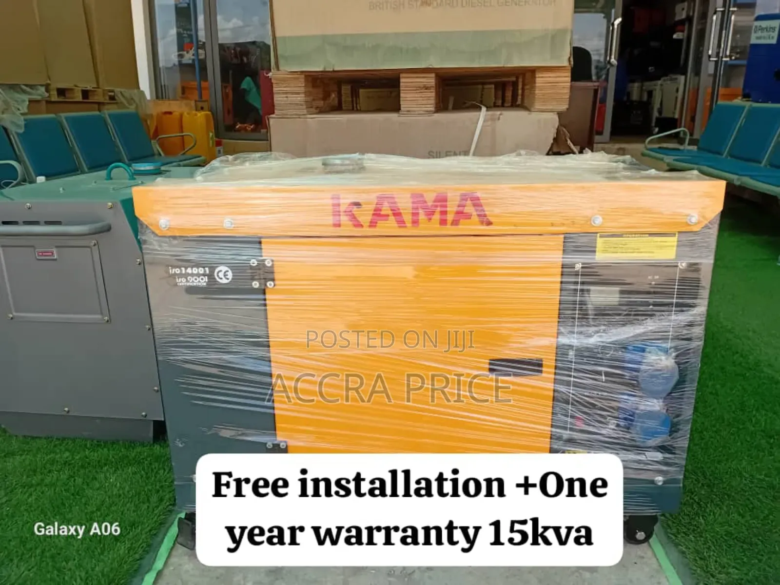 Sparkling Genset for Sale Kama 15kva Diesel