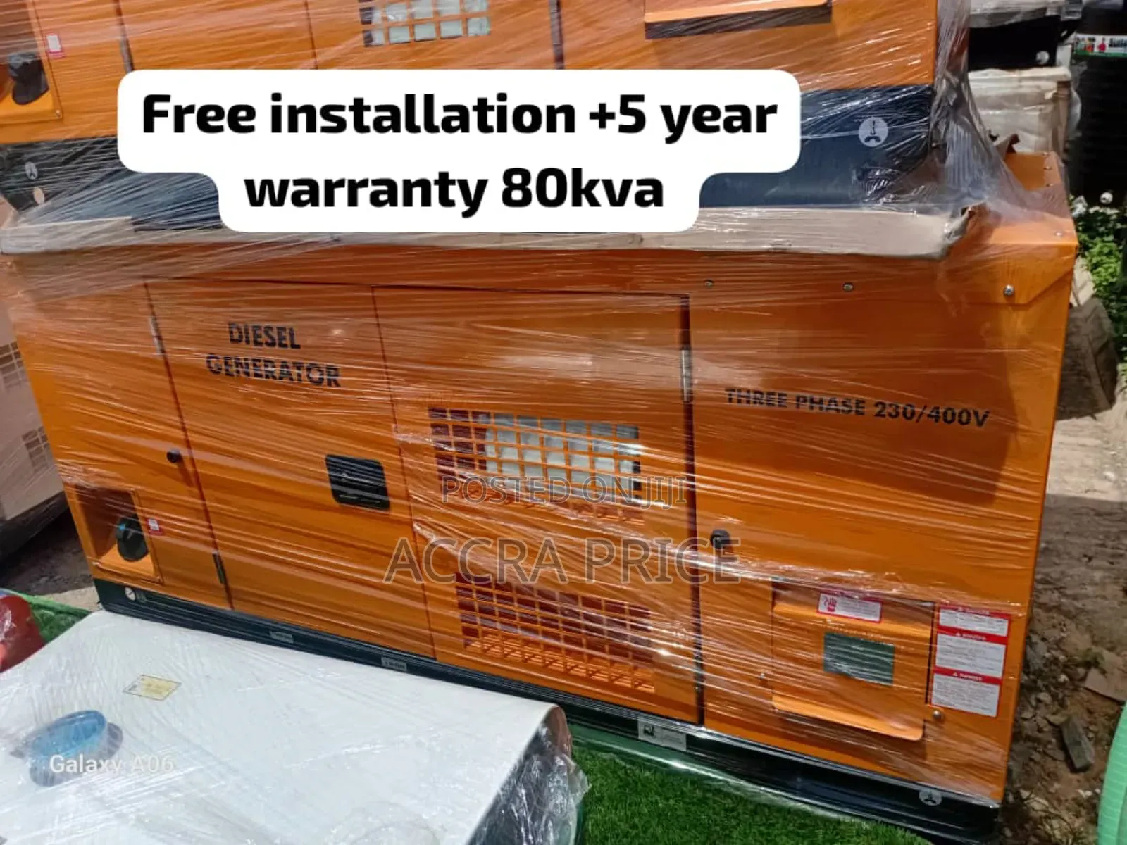 Energyflow 80kva Perkins Diesel Genset 70kw Compact Body