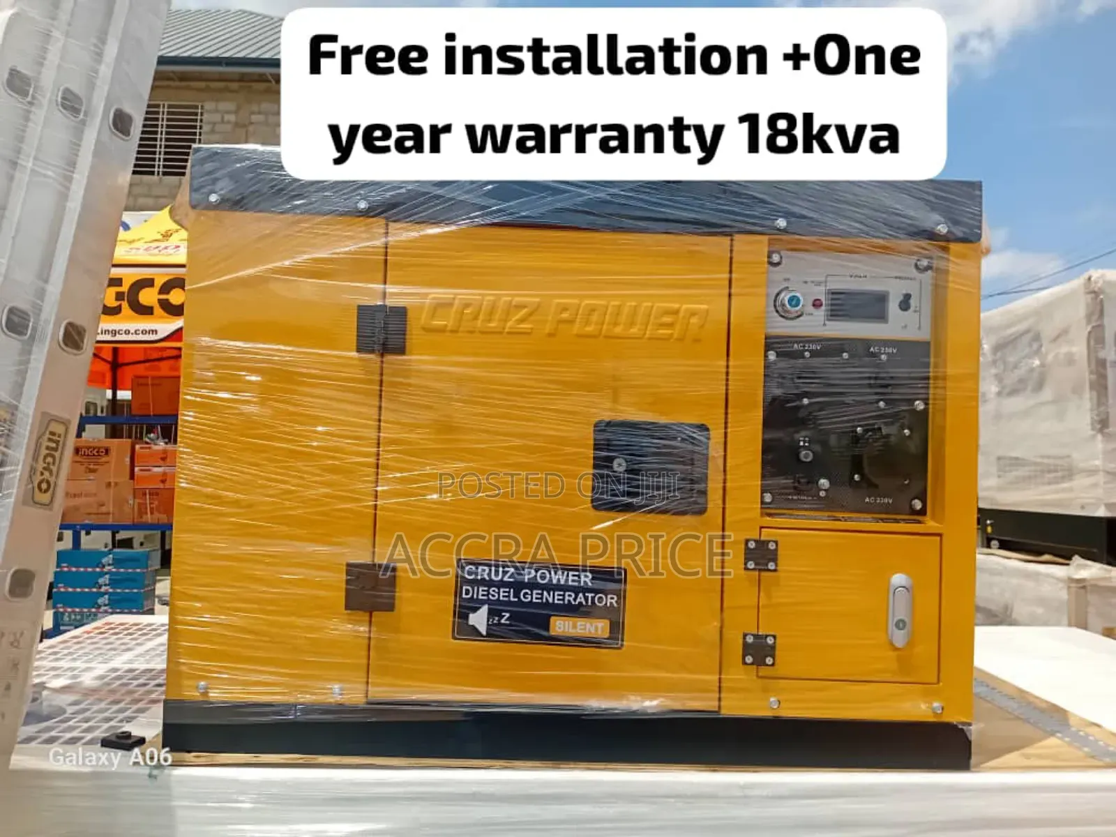 Energyflow 18kva Cruz Power Diesel Genset 18kw Compact Body