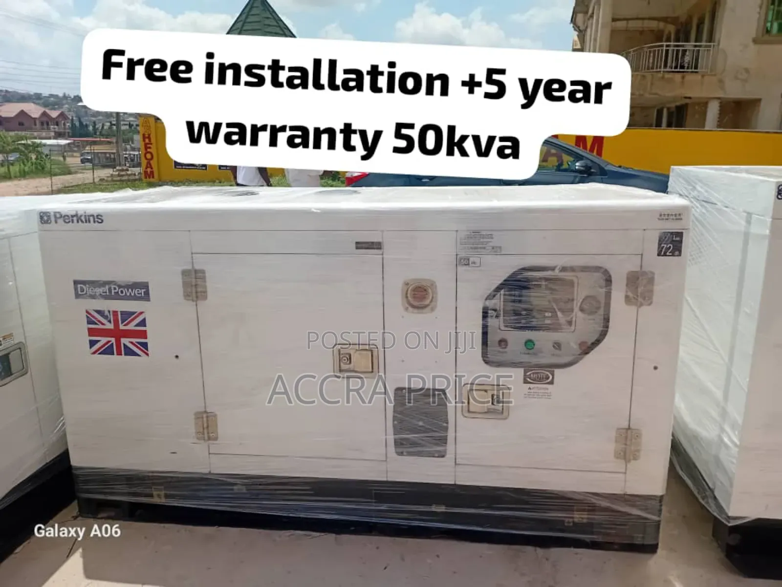 Energyflow 50kva Perkins Diesel Genset 45kw Compact Body