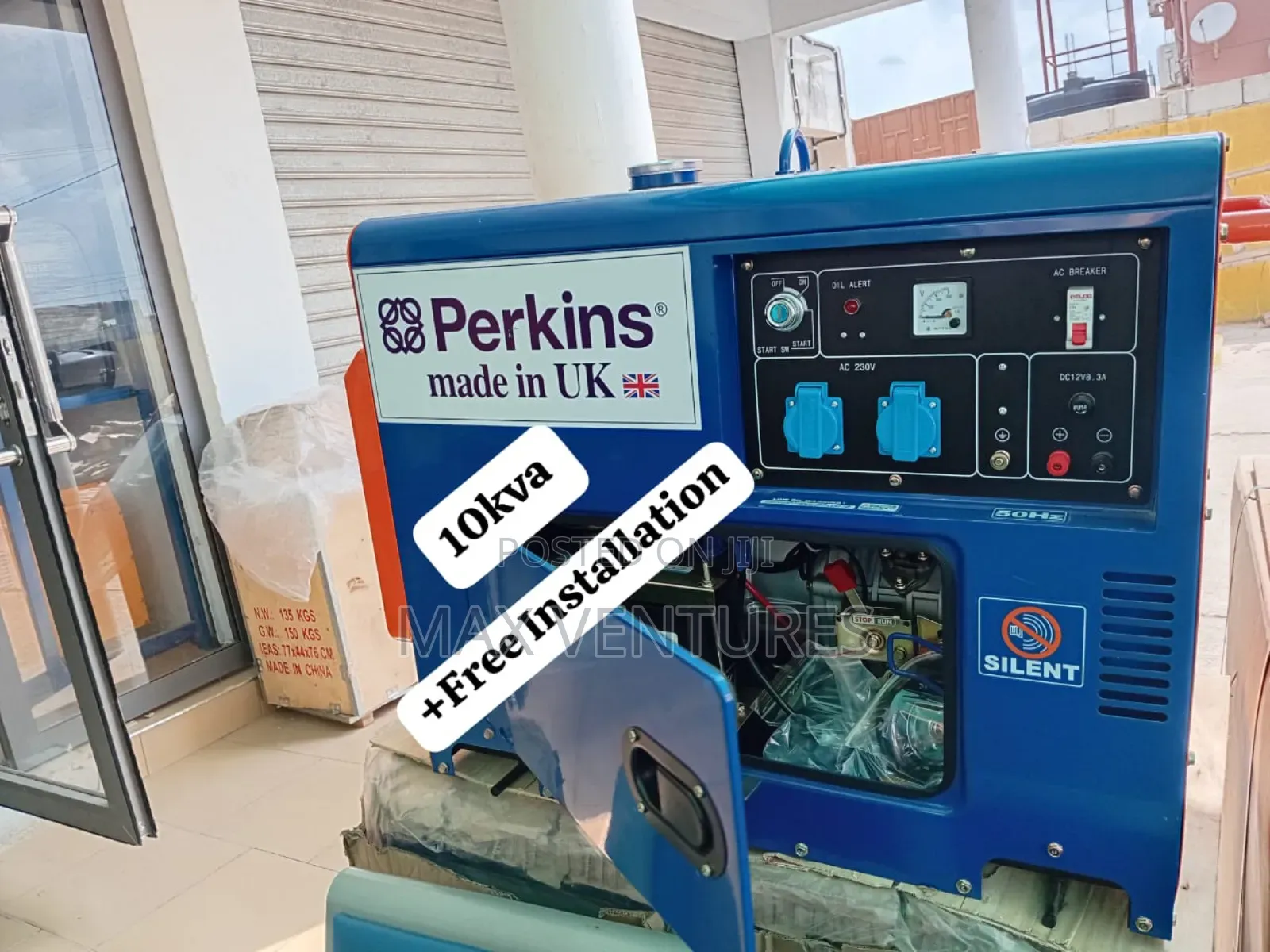 Perkins 10kva Uncomprising Power Supply Shock Resistant