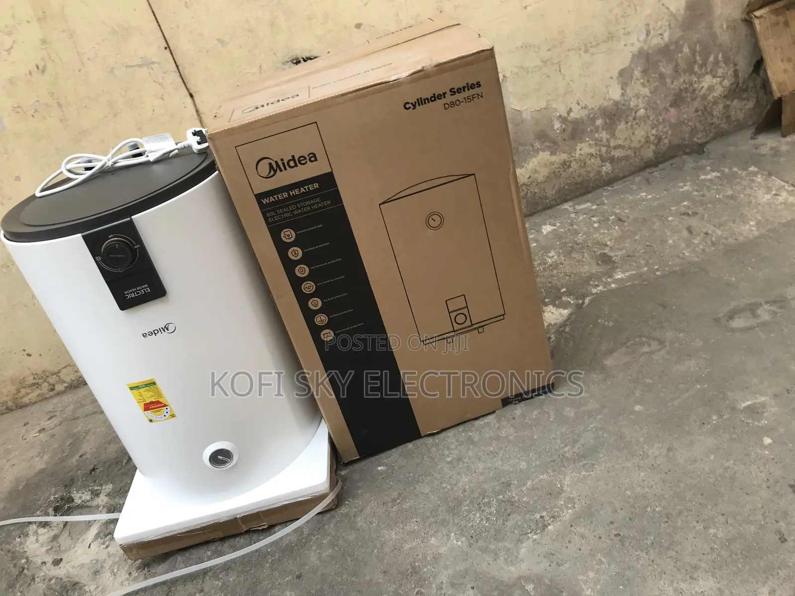 100% Moxie Midea 80liters Electric Water Heater