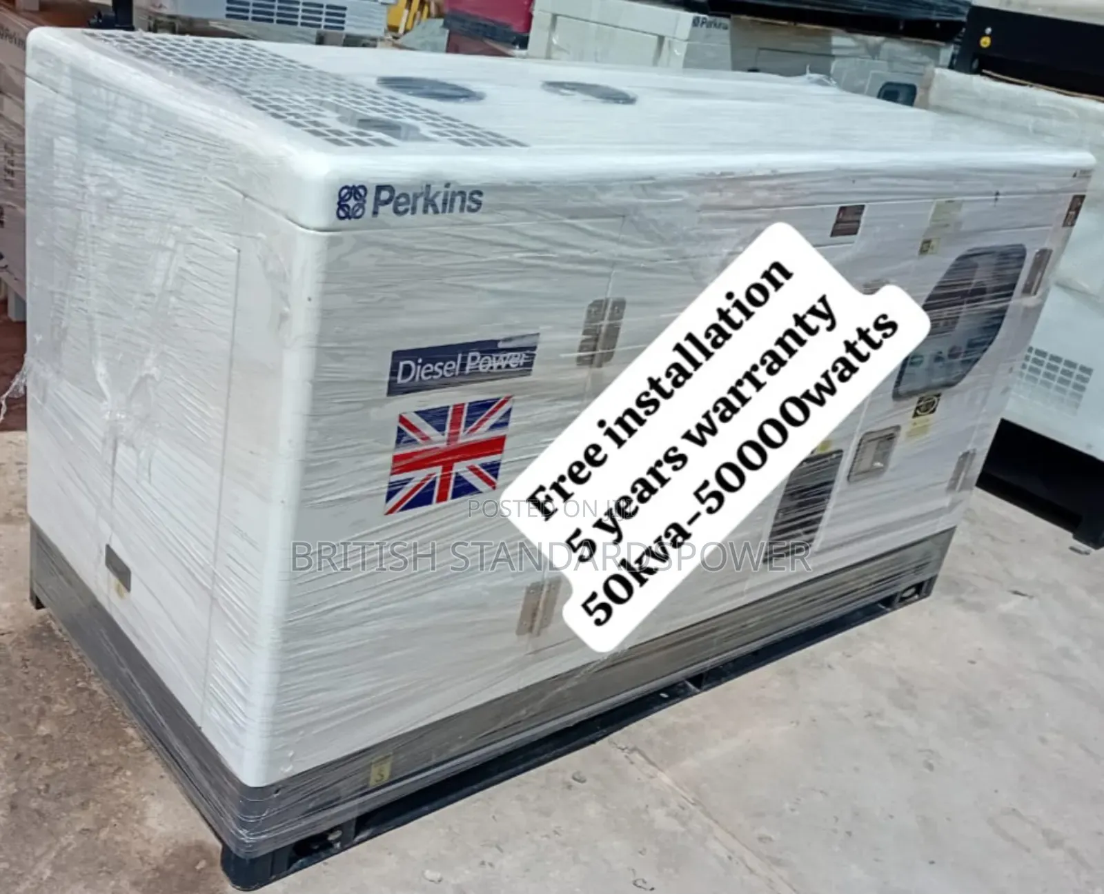 Maintenance-Free 50kva Silent Diesel Generator