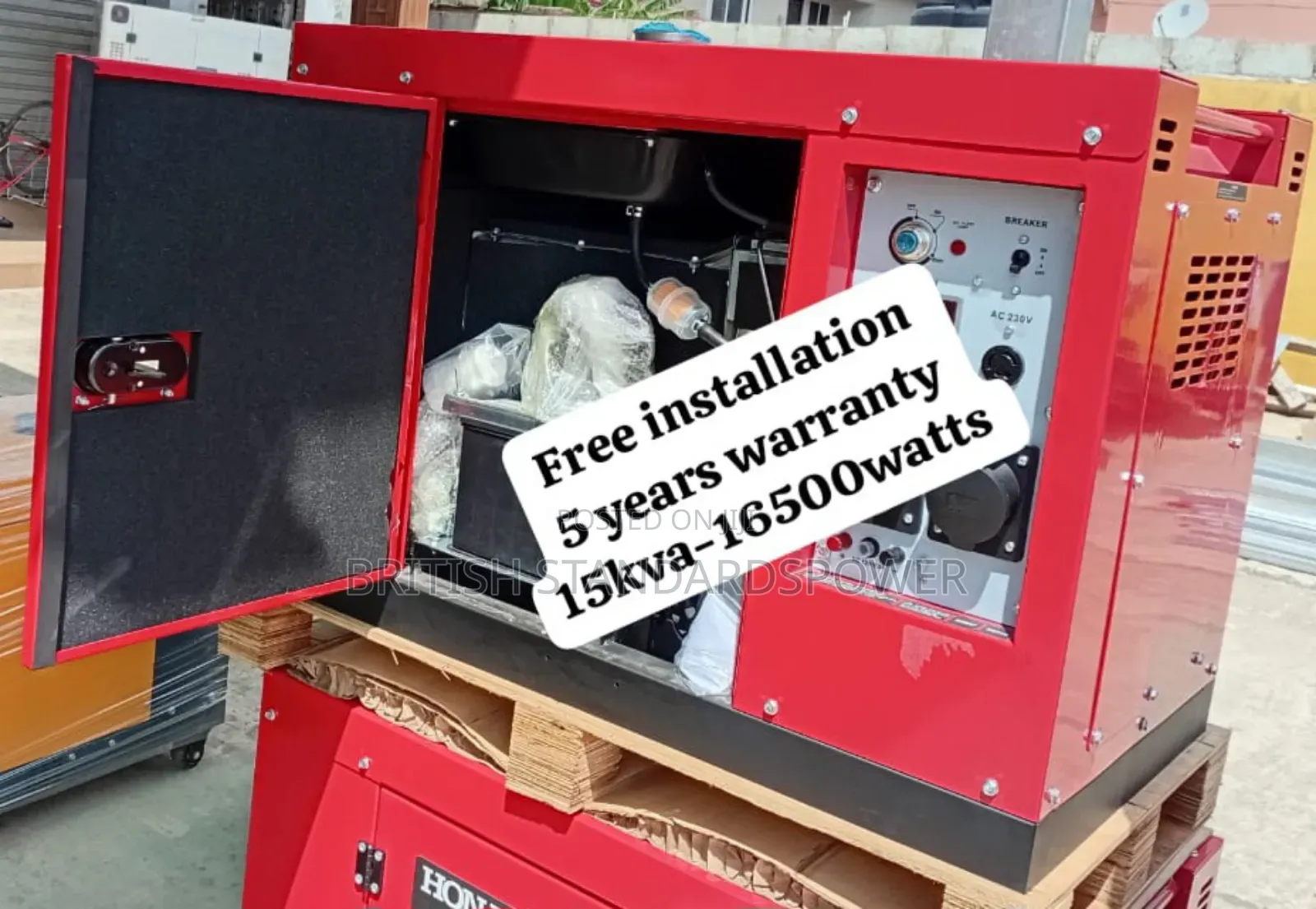 Long Distance Engine Start 15kva Diesel Generator