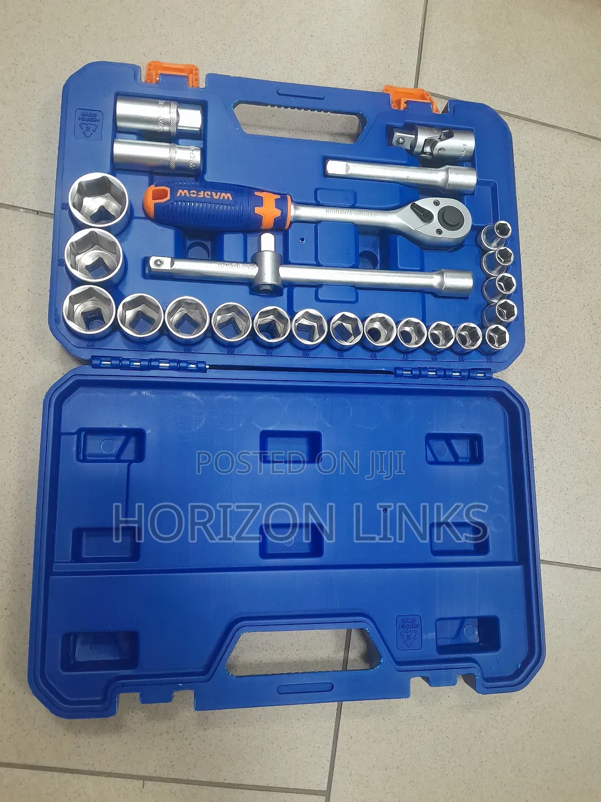 Wadfow 25 PCS Socket Set 1/2" Wst2d25