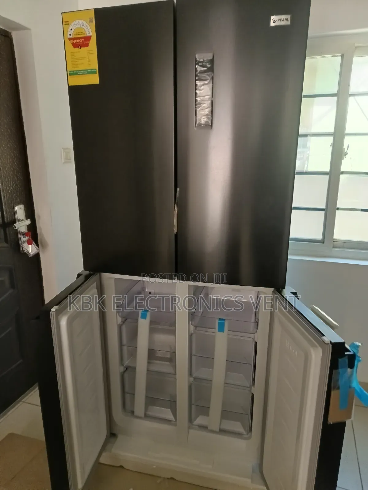 Pearl 368ltr 4door Refrigerator Side/Side Fridge
