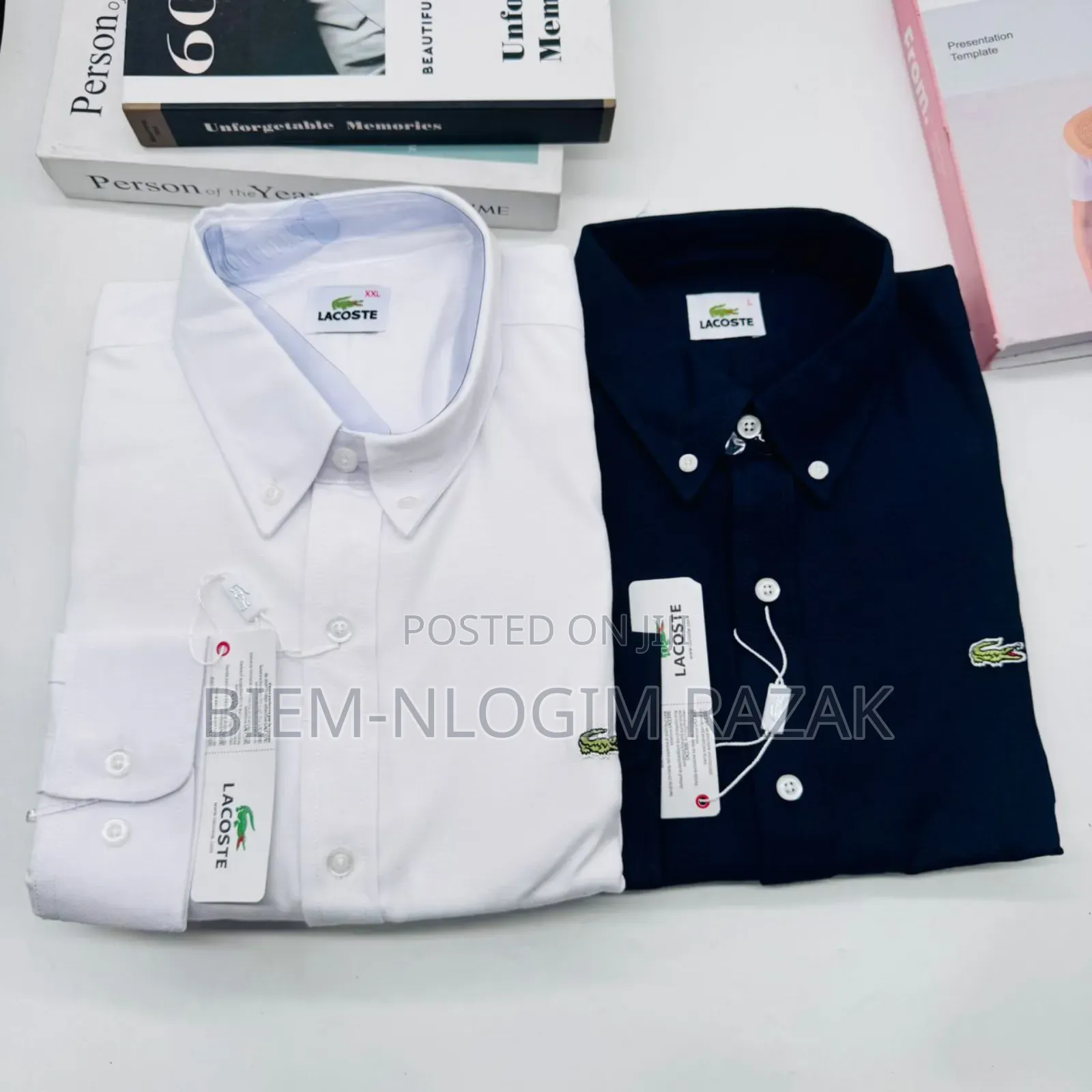 New Lacoste Long Sleeve Shirt Available in Stock