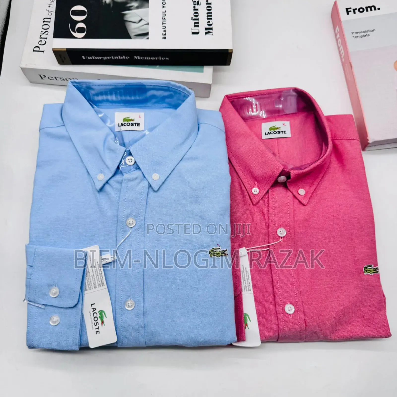 New Lacoste Long Sleeve Shirt Available in Stock