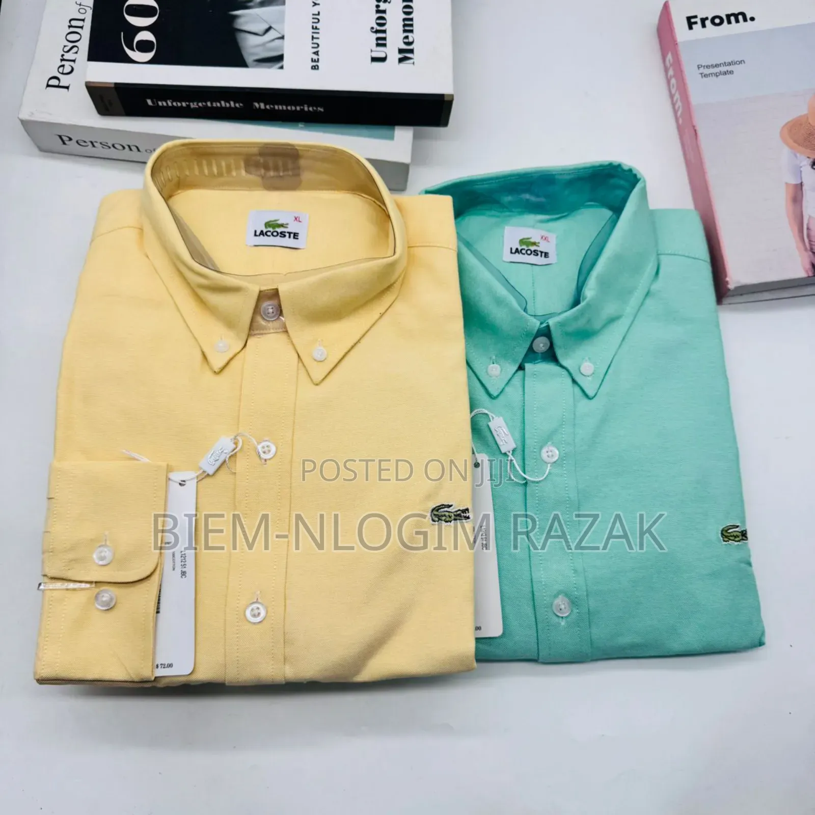 New Lacoste Long Sleeve Shirt Available in Stock