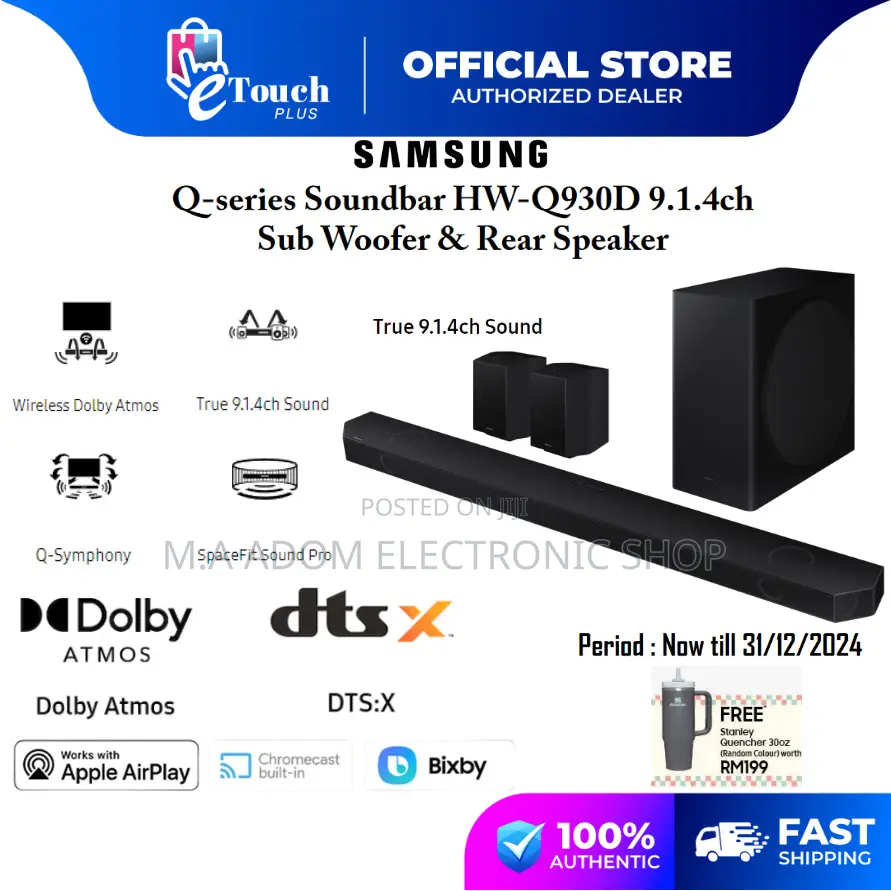 Samsung Q930d Q-Symphony 9.1.4ch Cinematic Dolby Atmos
