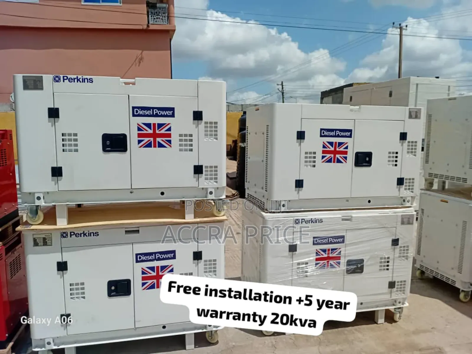 Energyflow 20kva Perkins Diesel Genset 18kw Compact Body