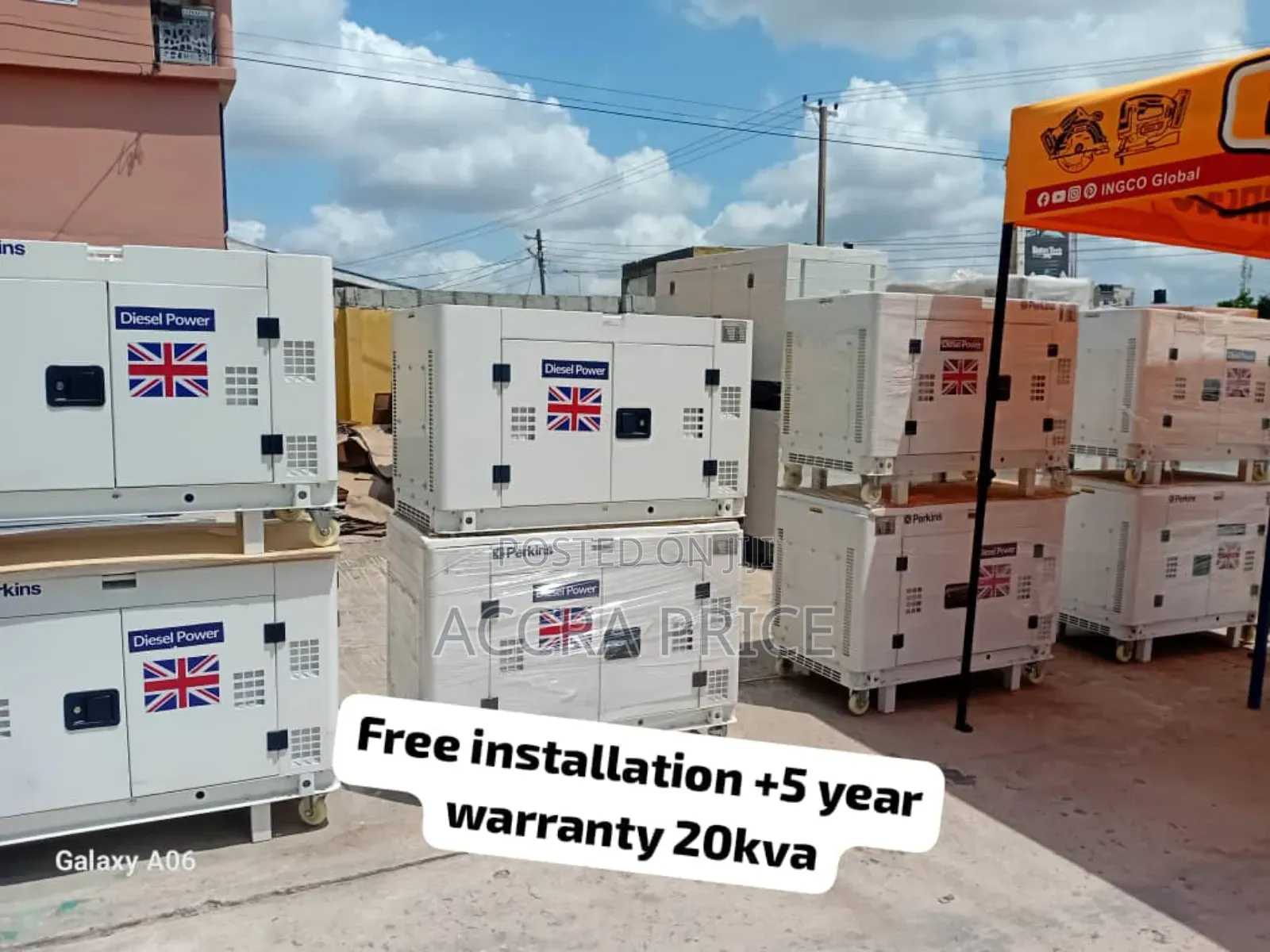 Fuel Fusion Perkins 20kva Diesel Generator 18kw Easy Start