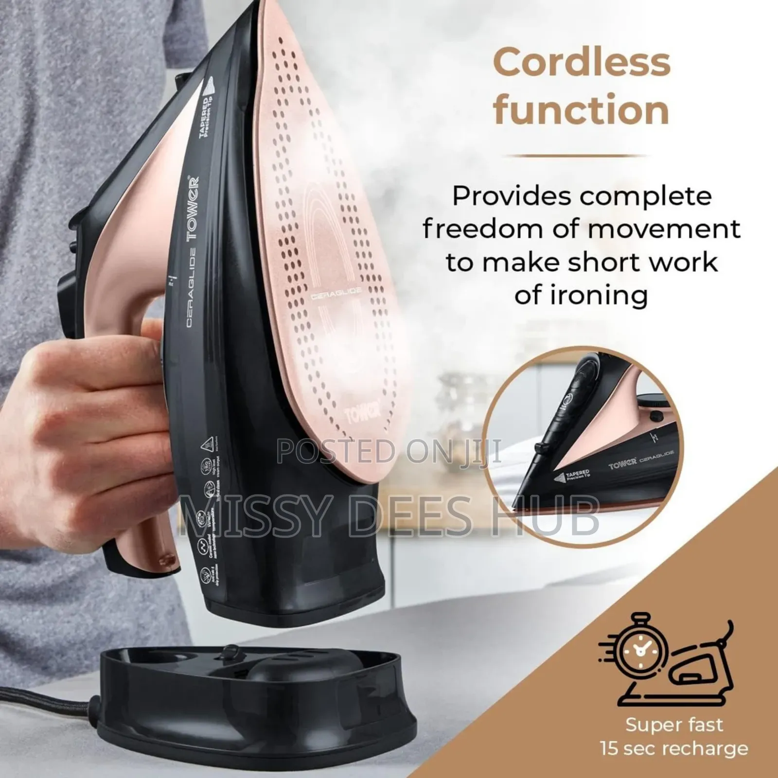 Sokany 2in1 Cordless Steam Iron