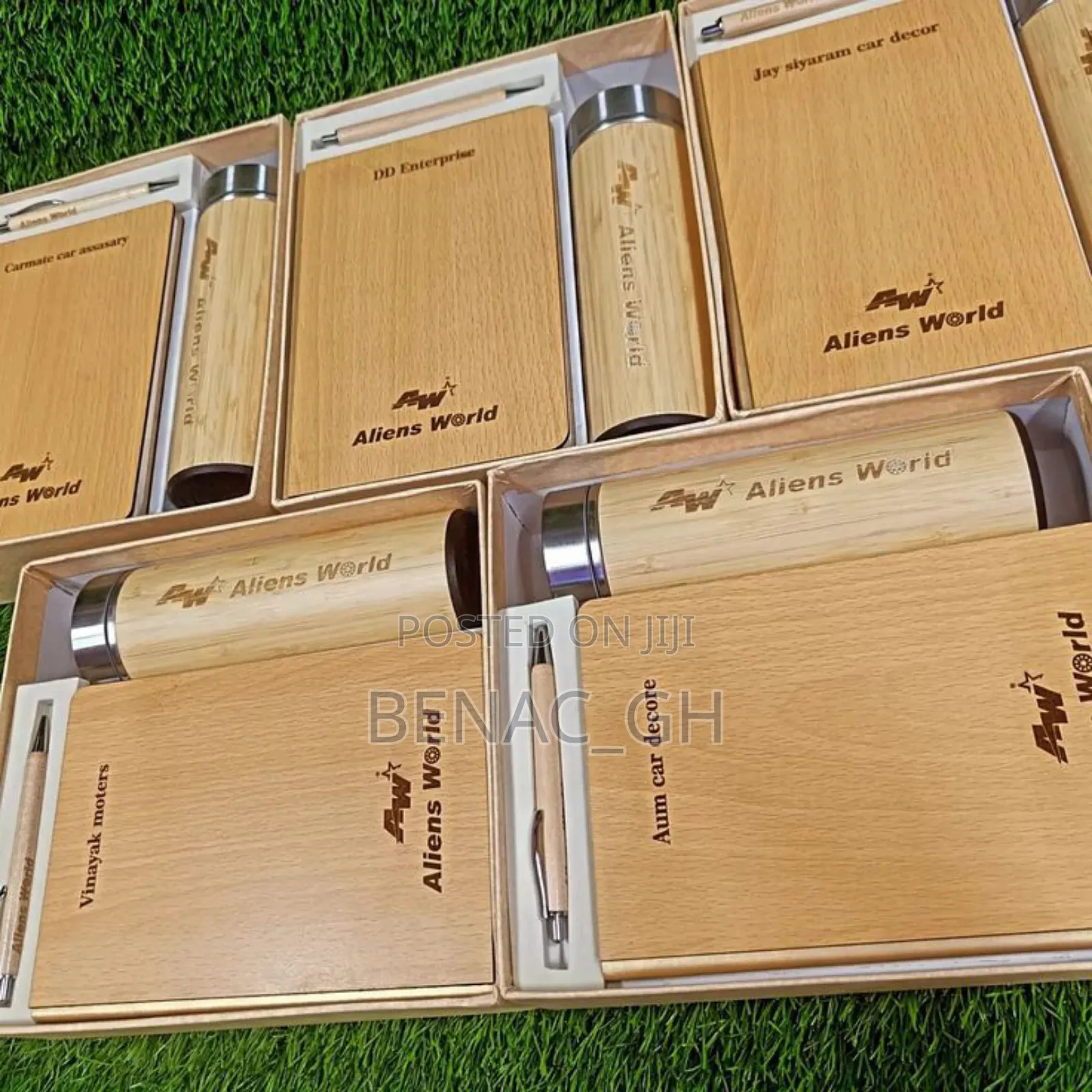 Souvenir Bamboo-Style 3 in 1 Promotional Book Pen