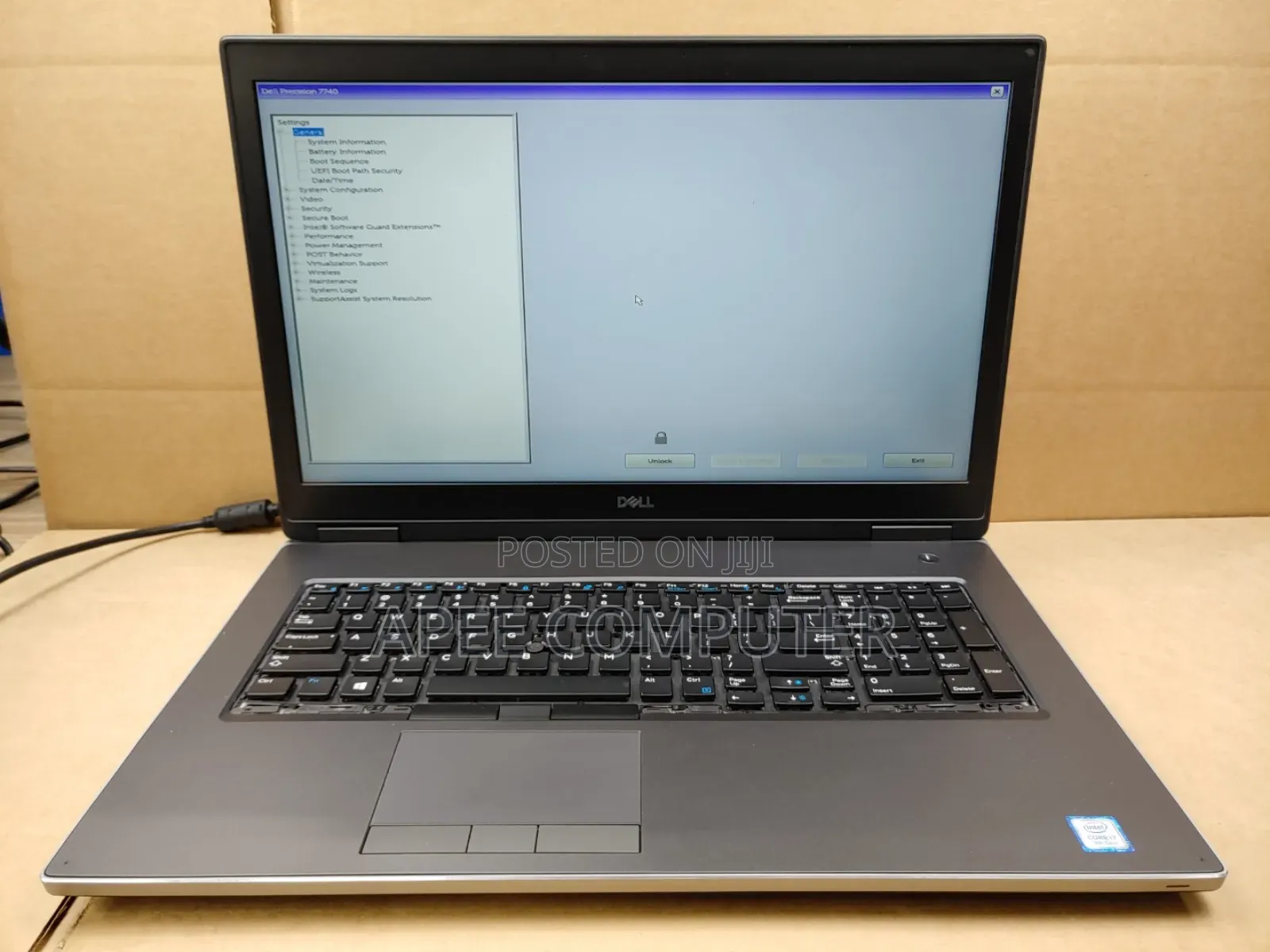 Laptop Dell Precision 7740 32GB Intel Core I7 SSD 1T