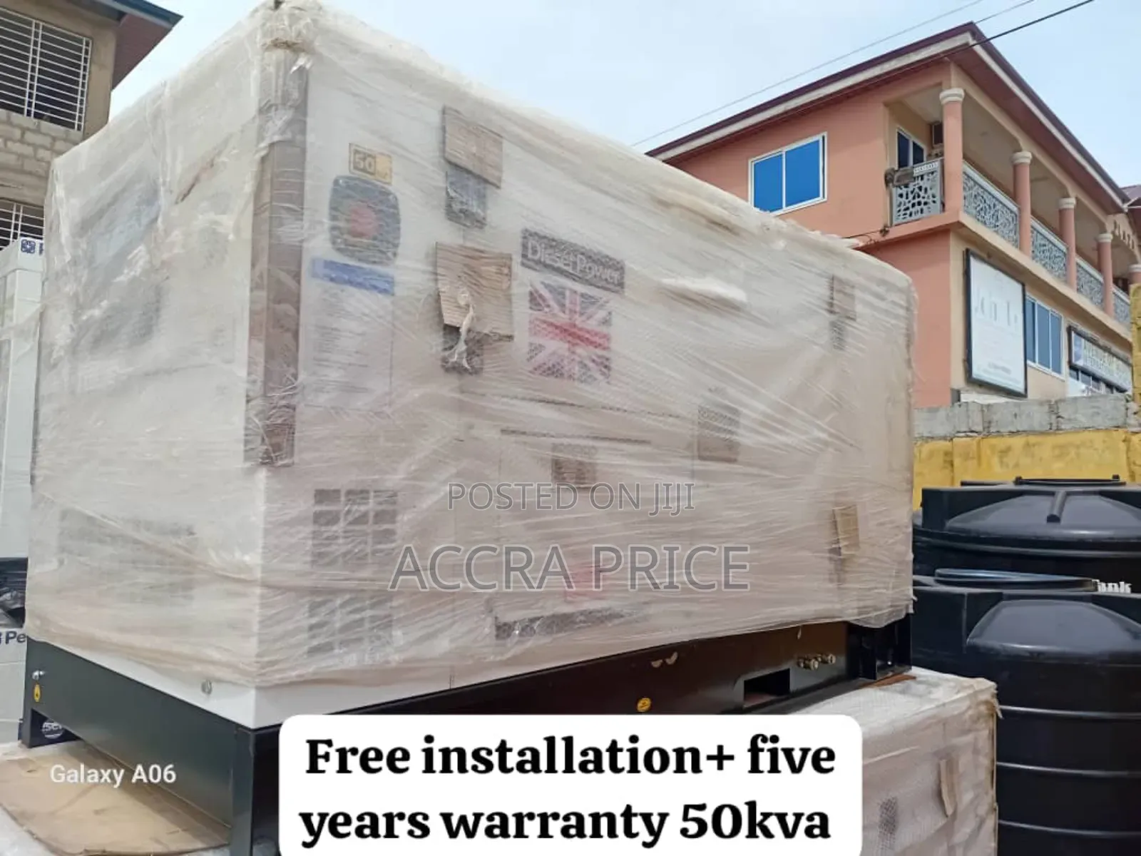 Well Circuited Perkins Diesel Generator 50kva Rated Diesel