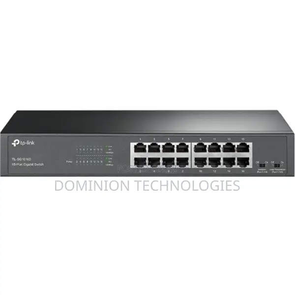Tp-Link Tl-Sg1016d 16-Port Gigabit Desktoprackmount Switch