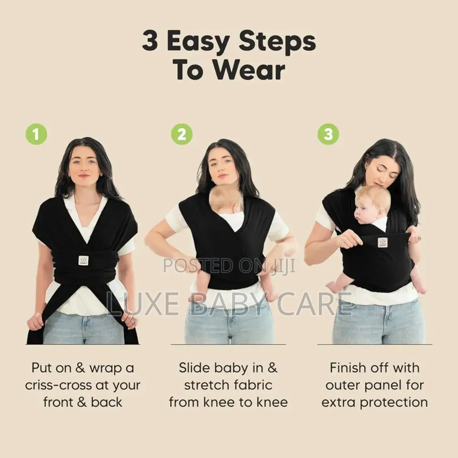 Baby Wrap Carrier, Stretchy Baby Wraps