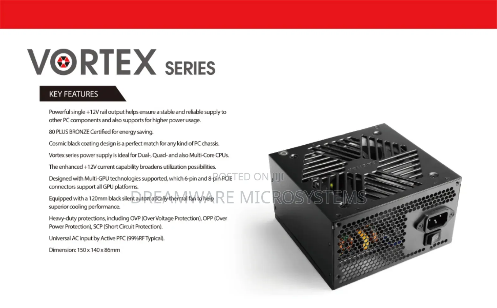 Raidmax Vortex Power Rx-700ac-v-v 80 Plus Bronze 700w Atx